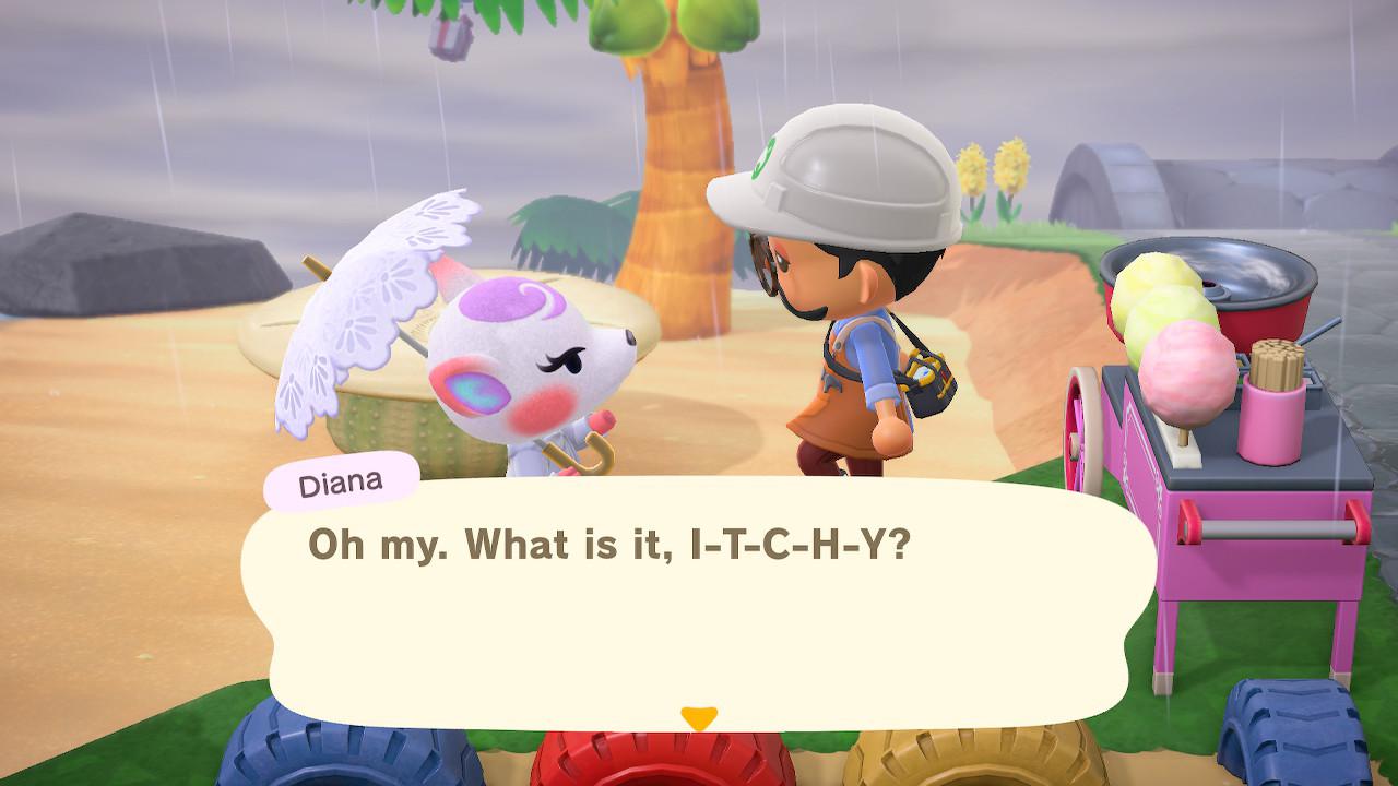 I love the subtle hints the villagers give you when they have fleas r