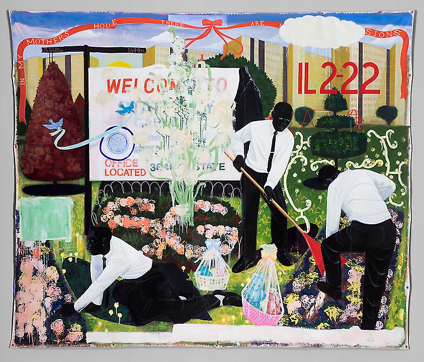 Kerry James Marshall Many Mansions (1994) r/museum