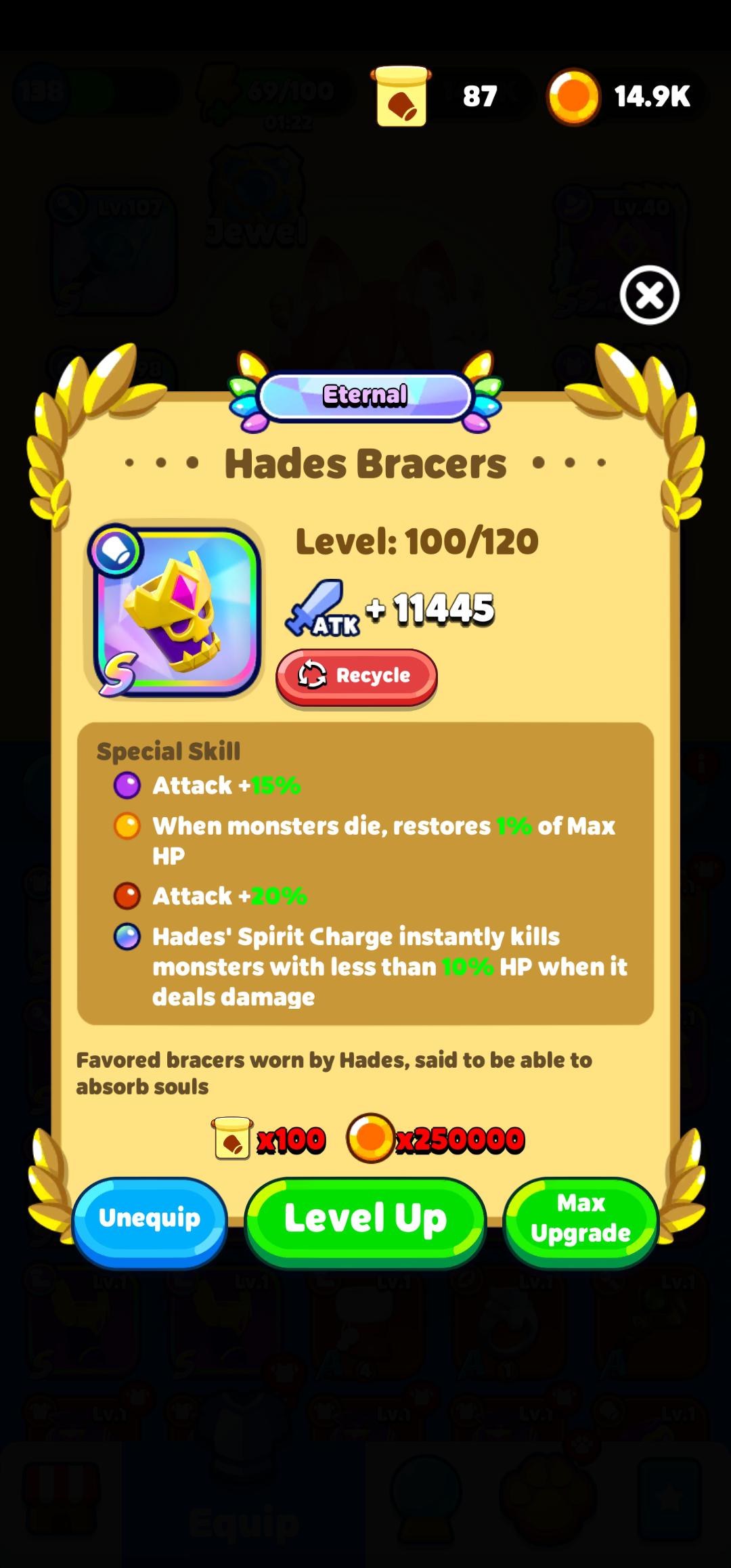 The Purple Semicircle that deals damage after your turn, is that Hades