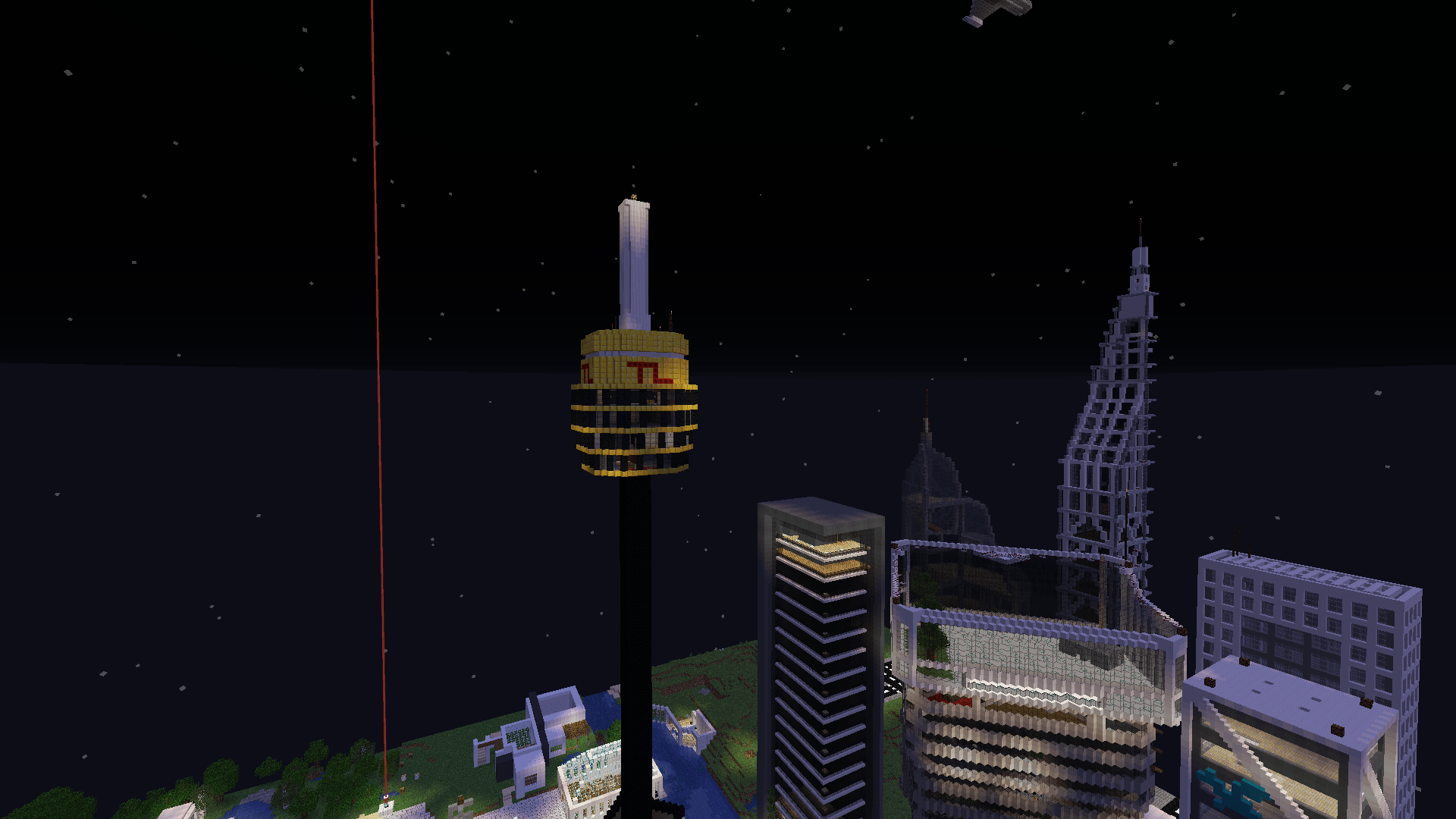 A Sydney Tower Eye I made in my Minecraft city. r/Minecraftbuilds