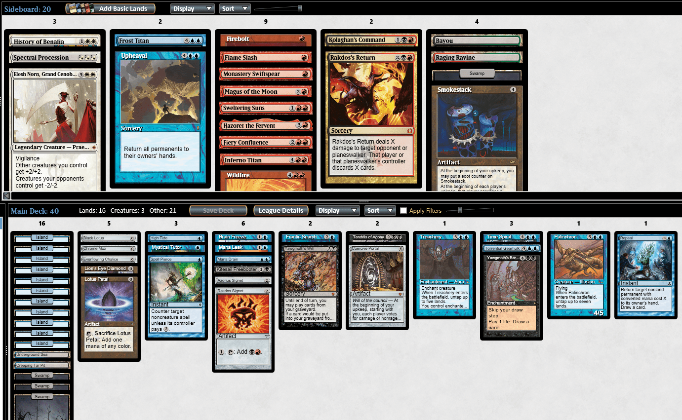 Mtg Vintage Cube List December 2023 Vintage Cube] Short On Playables. Does Upheaval Have Any Place In A Storm Deck? Am I Running Too Many Lands? Cut Gearhulk? Cut Chrome Mox? : R/Lrcast