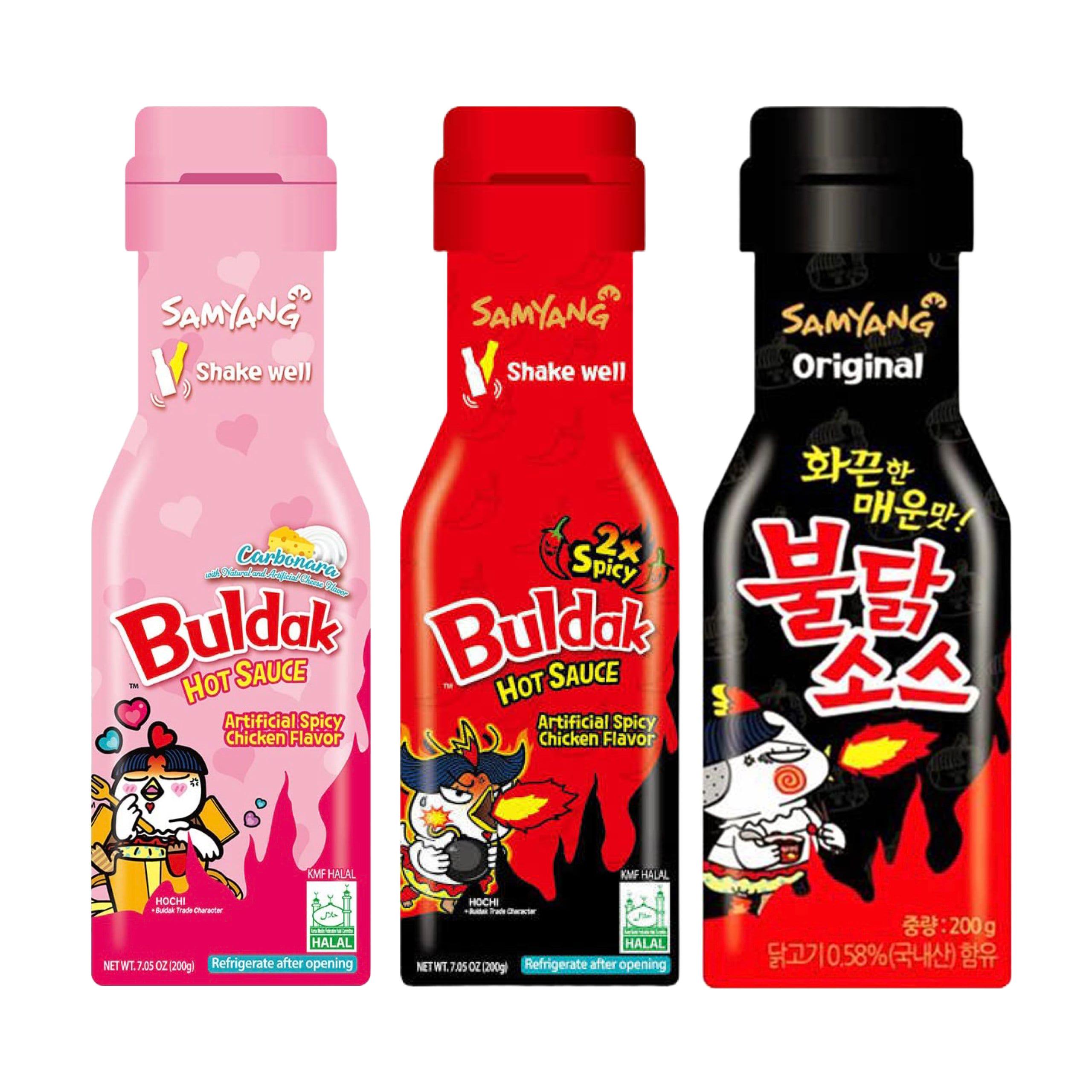 opinion on buldak hot sauce? my favourite is the pink one 🩷 r/spicy