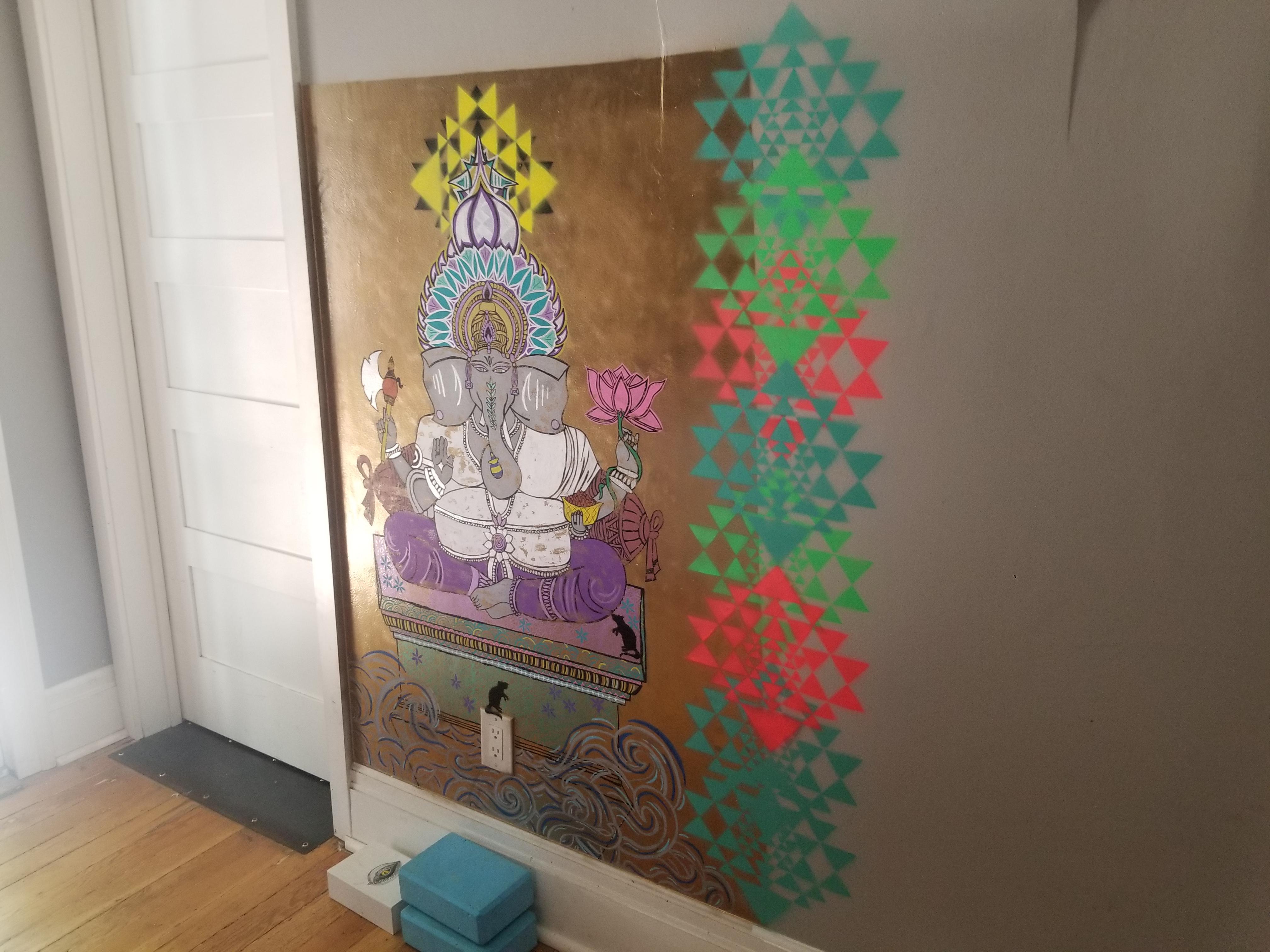 [Landlord Denver, CO] My tenants painted this mural on a wall. Using