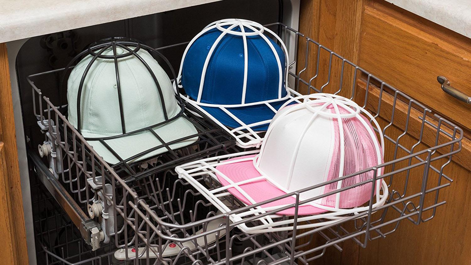 A hat holder to clean caps in the dishwasher... r/ofcoursethatsathing