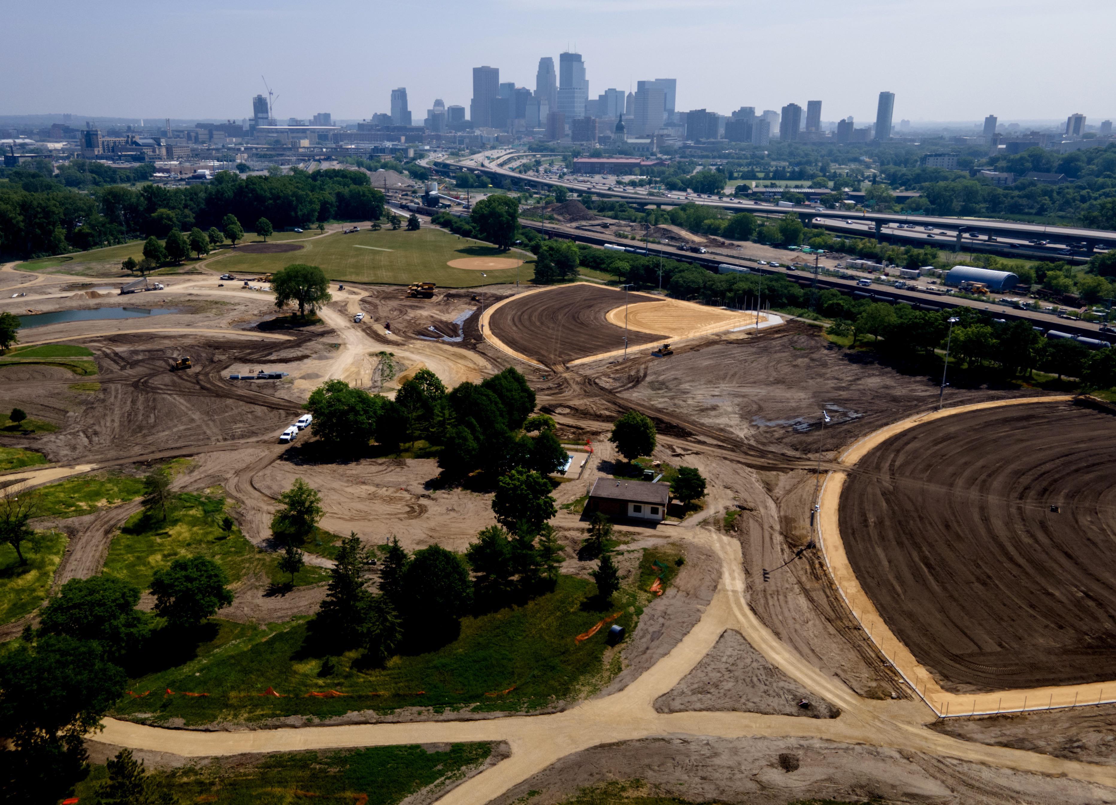 Current state of Bryn Mawr Park’s construction (June 2023) r/Minneapolis