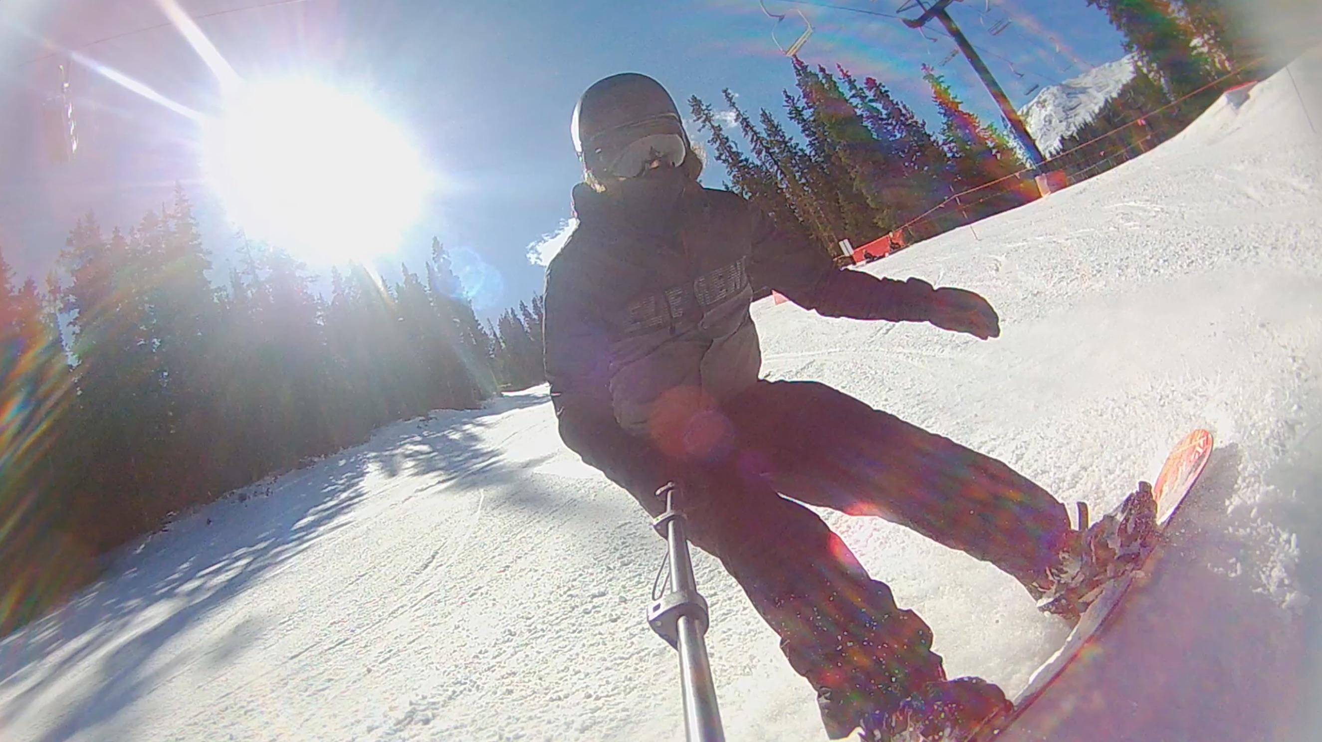 Shredding early season crust in Colorado. How long til your season starts? r/snowboarding