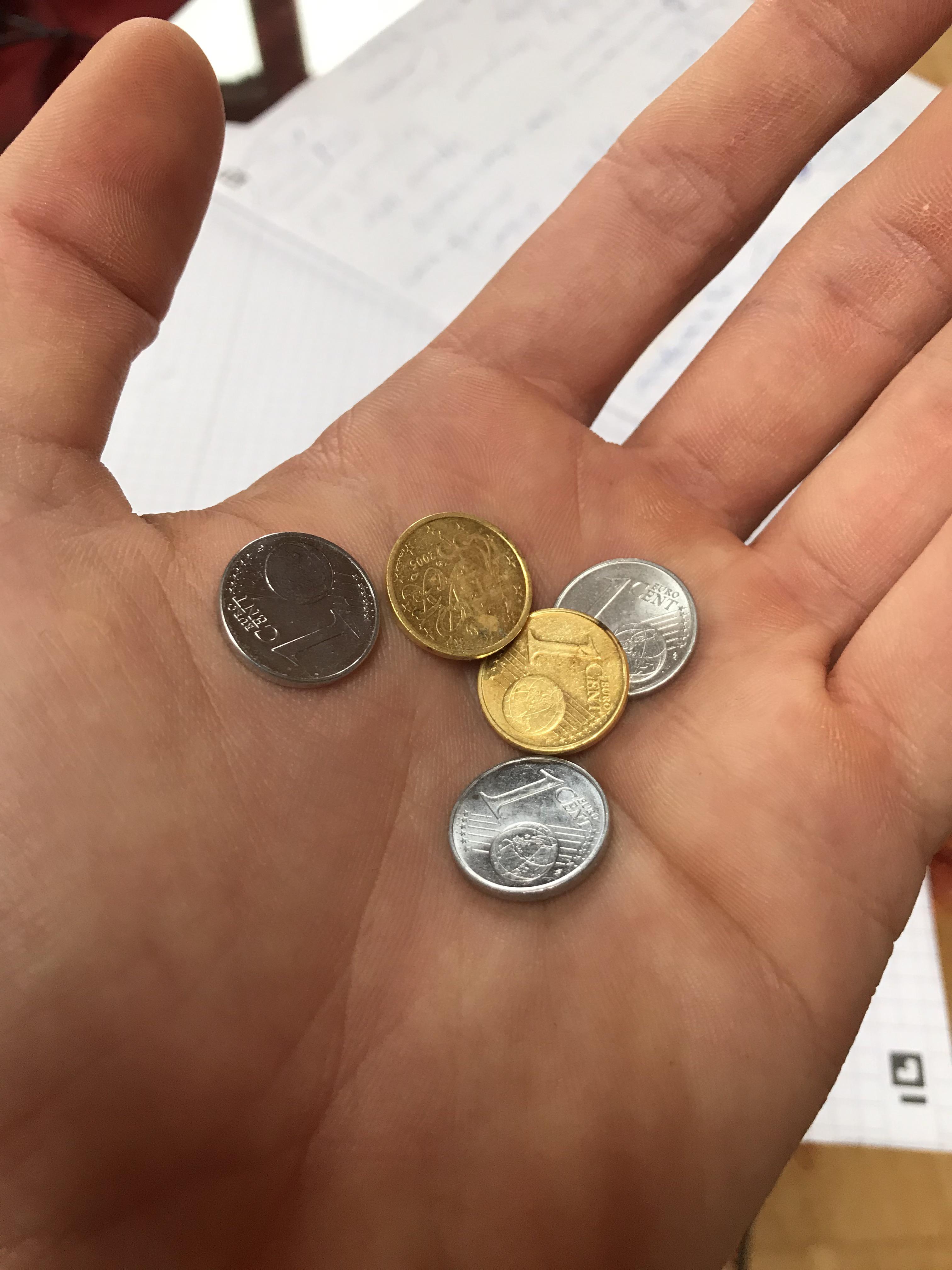 Zinc plated some copper coins r/chemistry