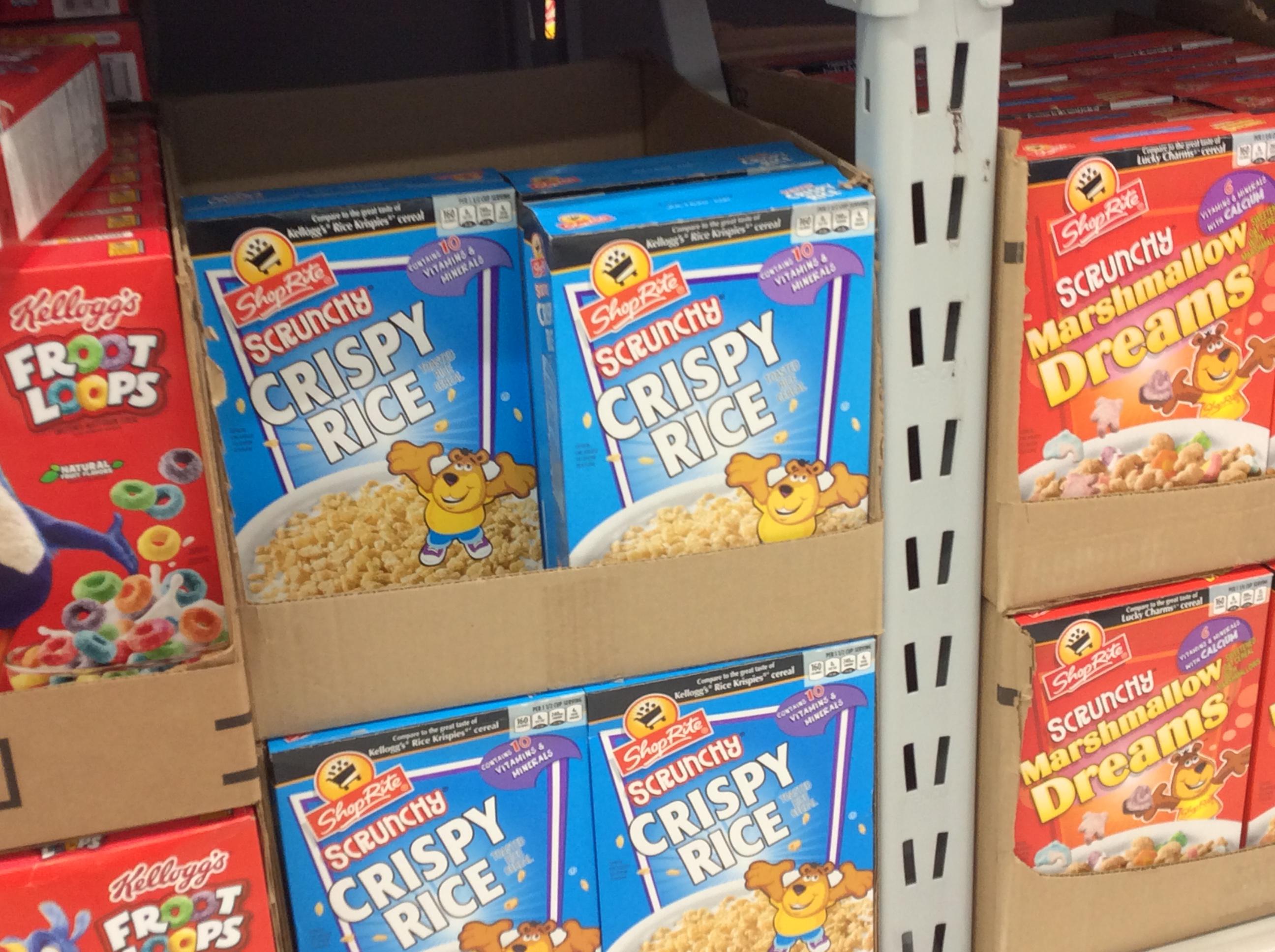 Wow I just want same Crispy rice! totally not a off brand of Rice