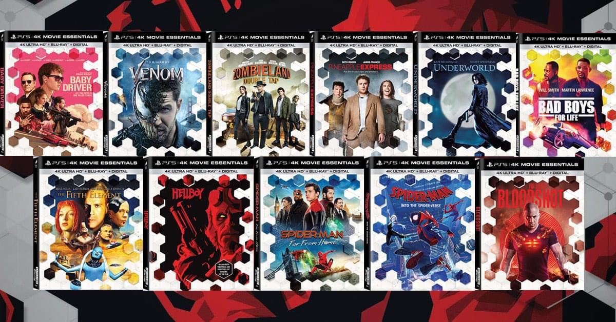 Here are all the movies Sony has released with the new PS5 4K Movie