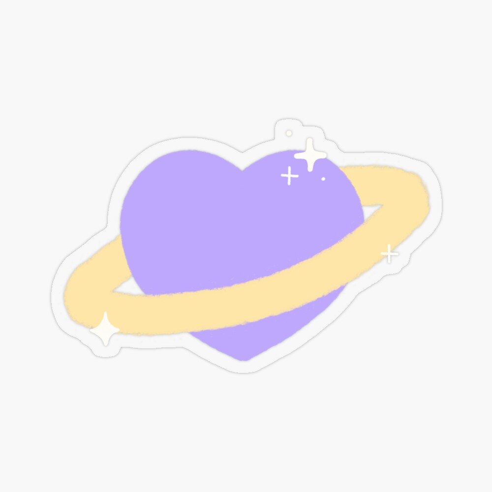 Kawaii Cute Pastel Heart r/redbubble