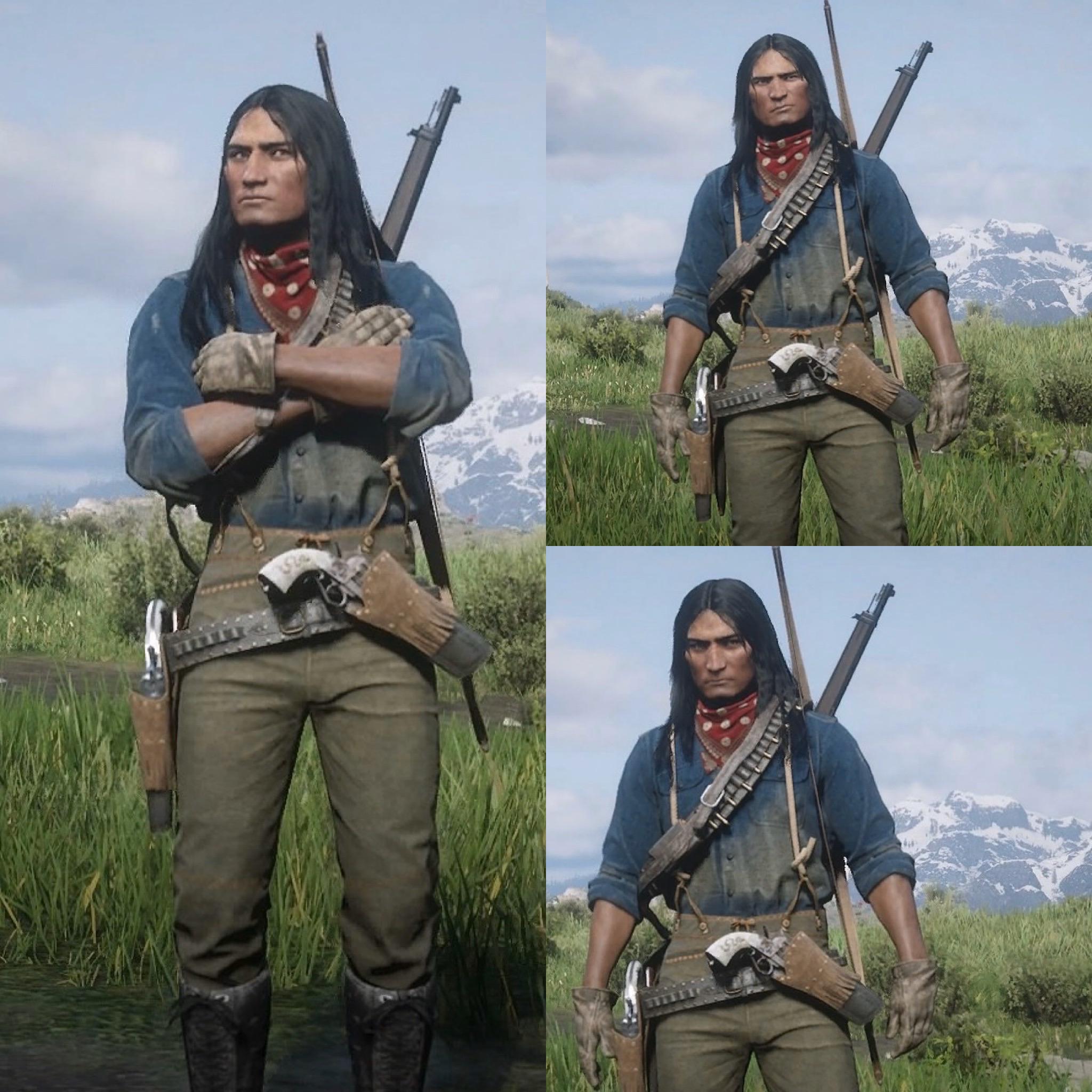 My Native American character.