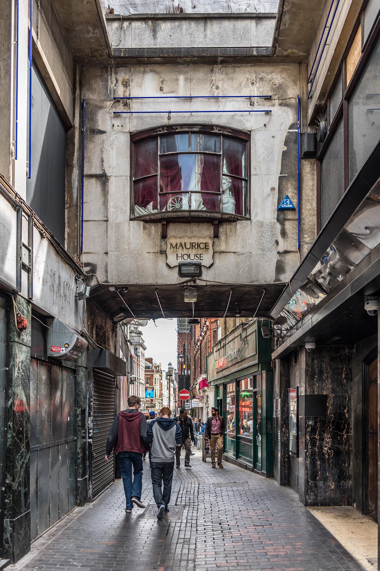Walker's Court, Soho. Dates from around the early 1700s r/london