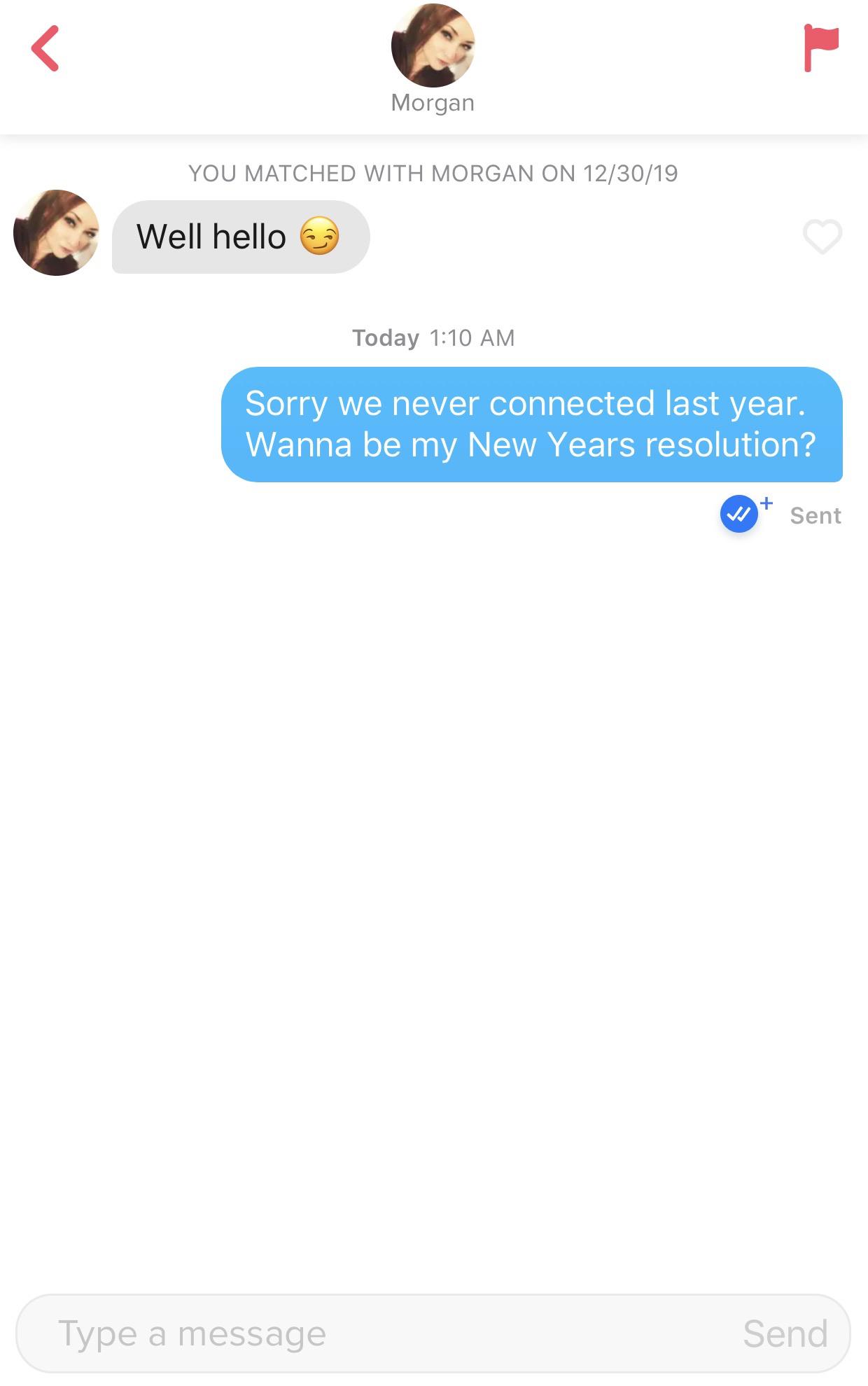 New Years resolution r/Tinder