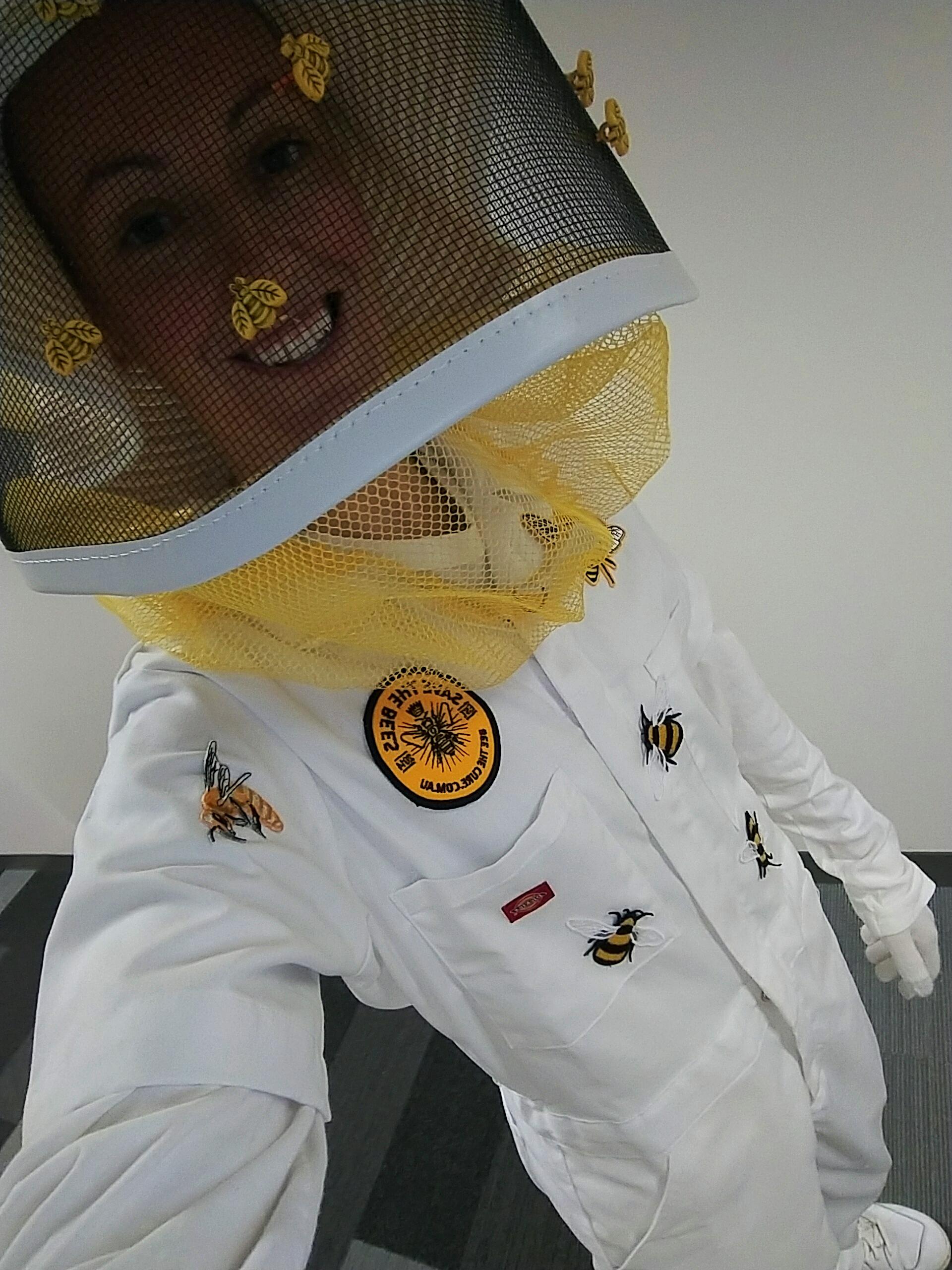 I wanted to make a beekeeping inspired costume as a reminder of how