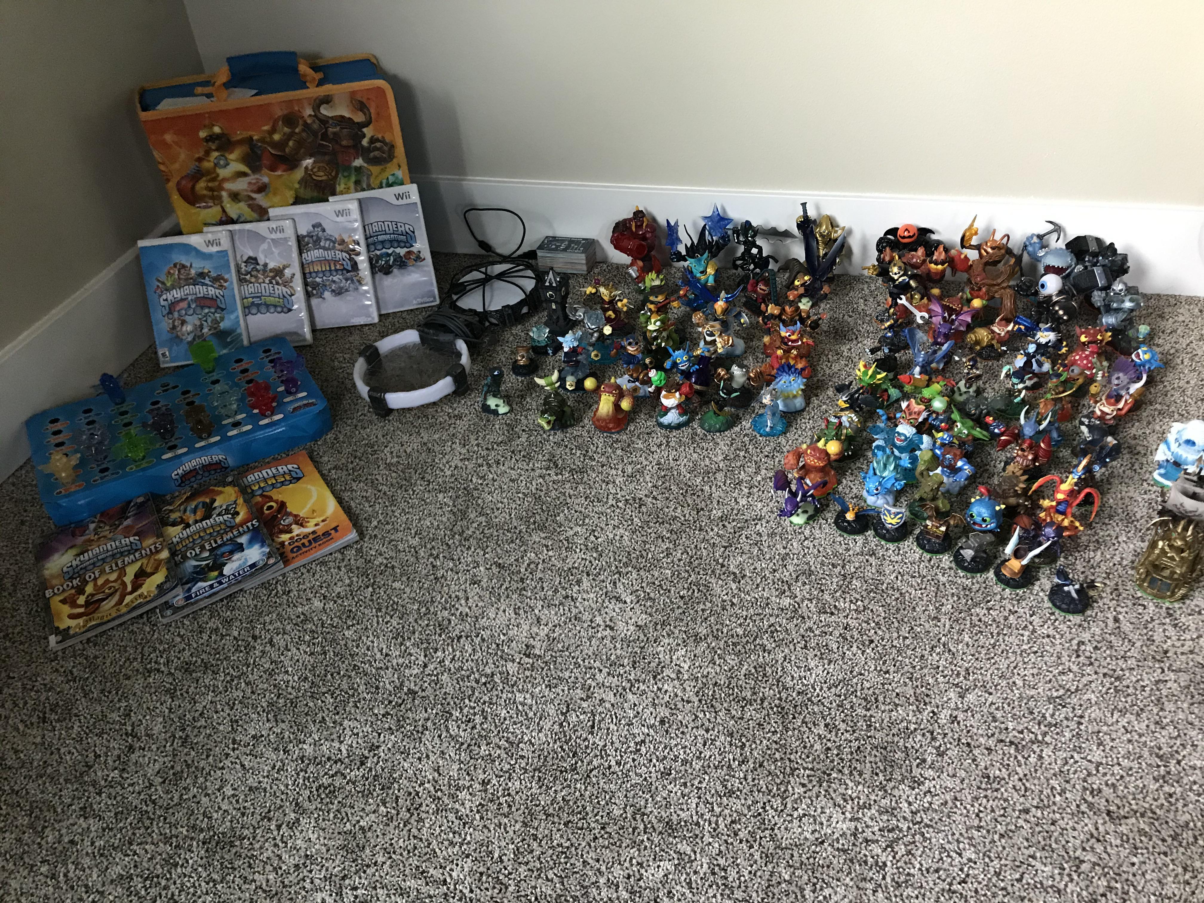My old skylanders collection r/WhatShouldIDoWithIt
