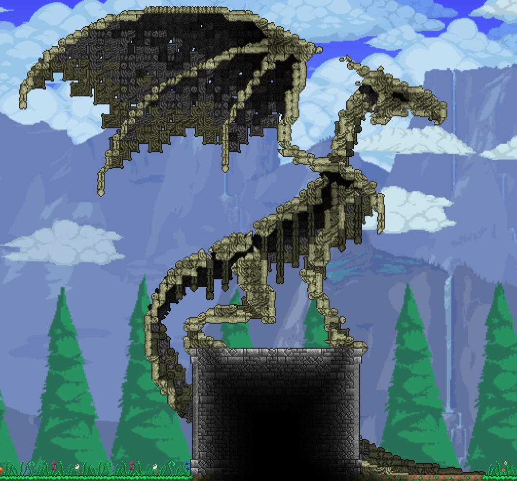A better bone dragon r/Terraria