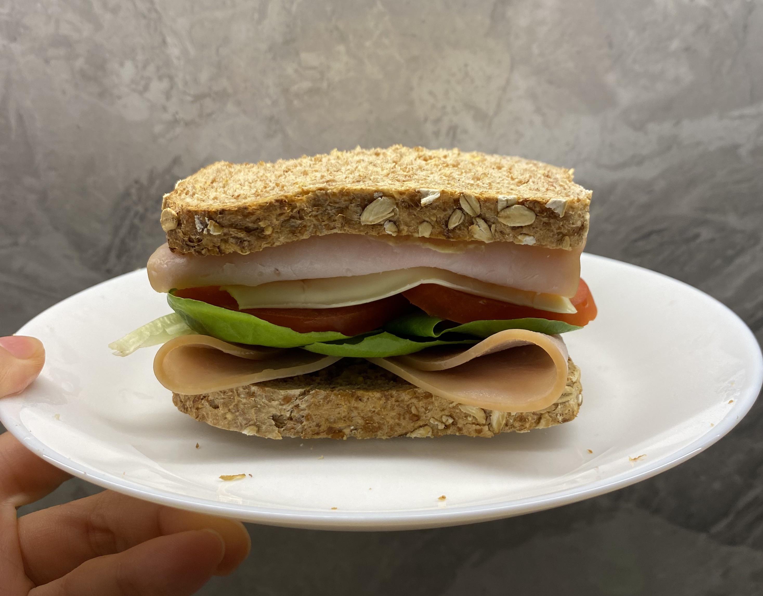 Turkey sandwich on Ezekiel bread r/Sandwiches