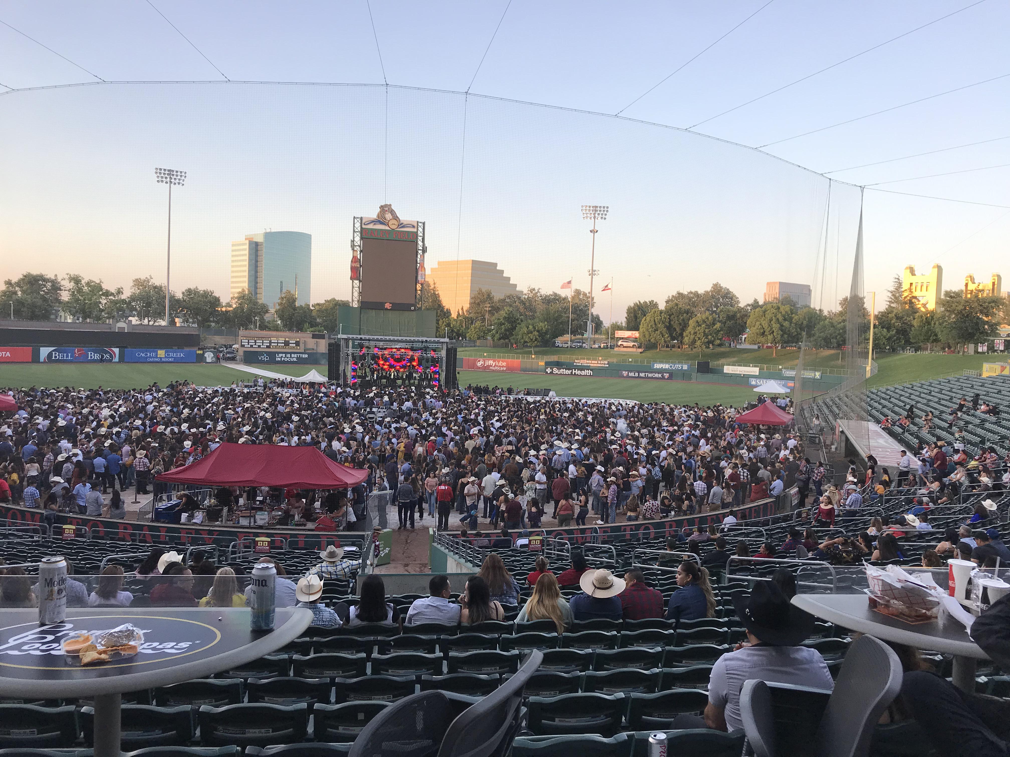 Today’s concert at Raley field. What a turn out. r/Sacramento