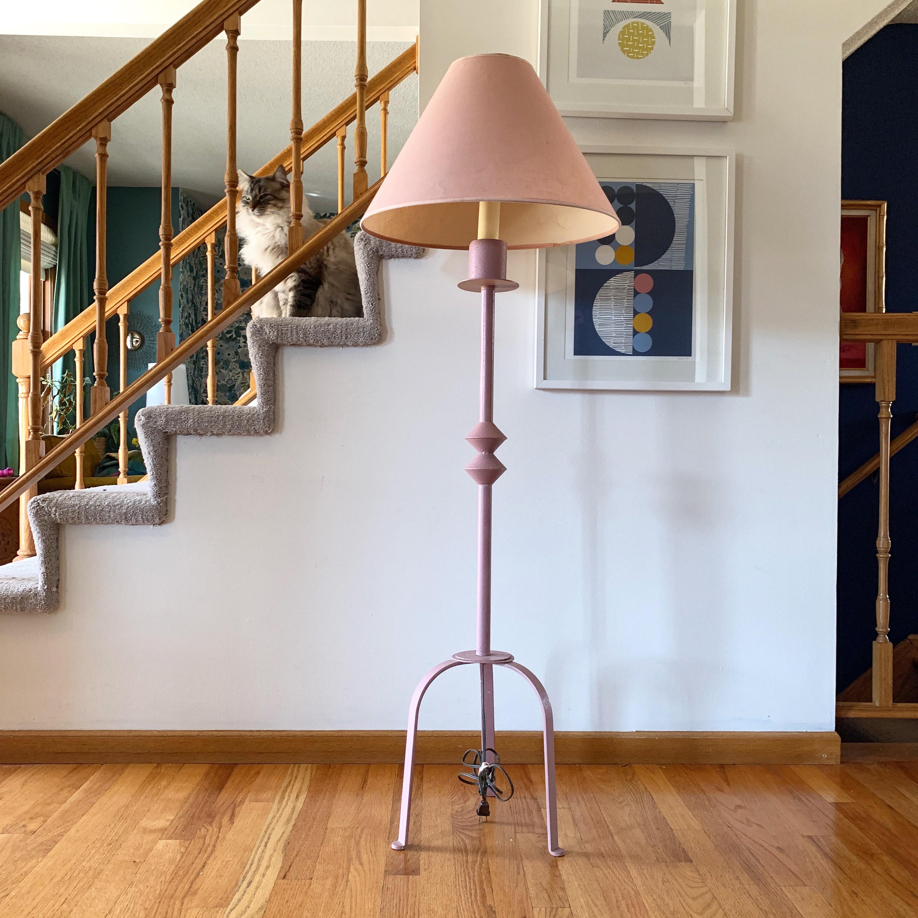 Found this 80s floor lamp for 7 at Goodwill, which has been killing me