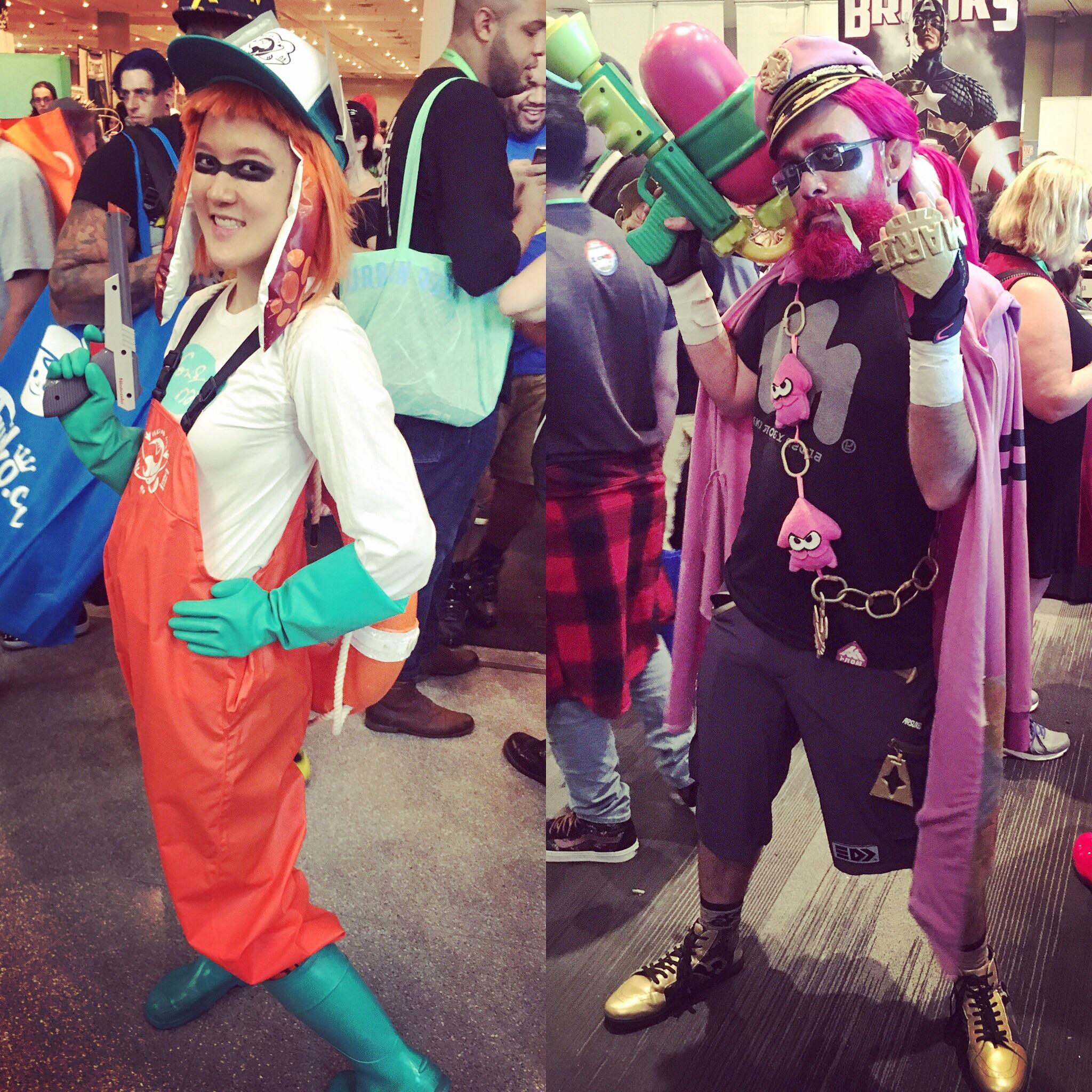 Some awesome Splatoon cosplay at NYCC today! r/splatoon