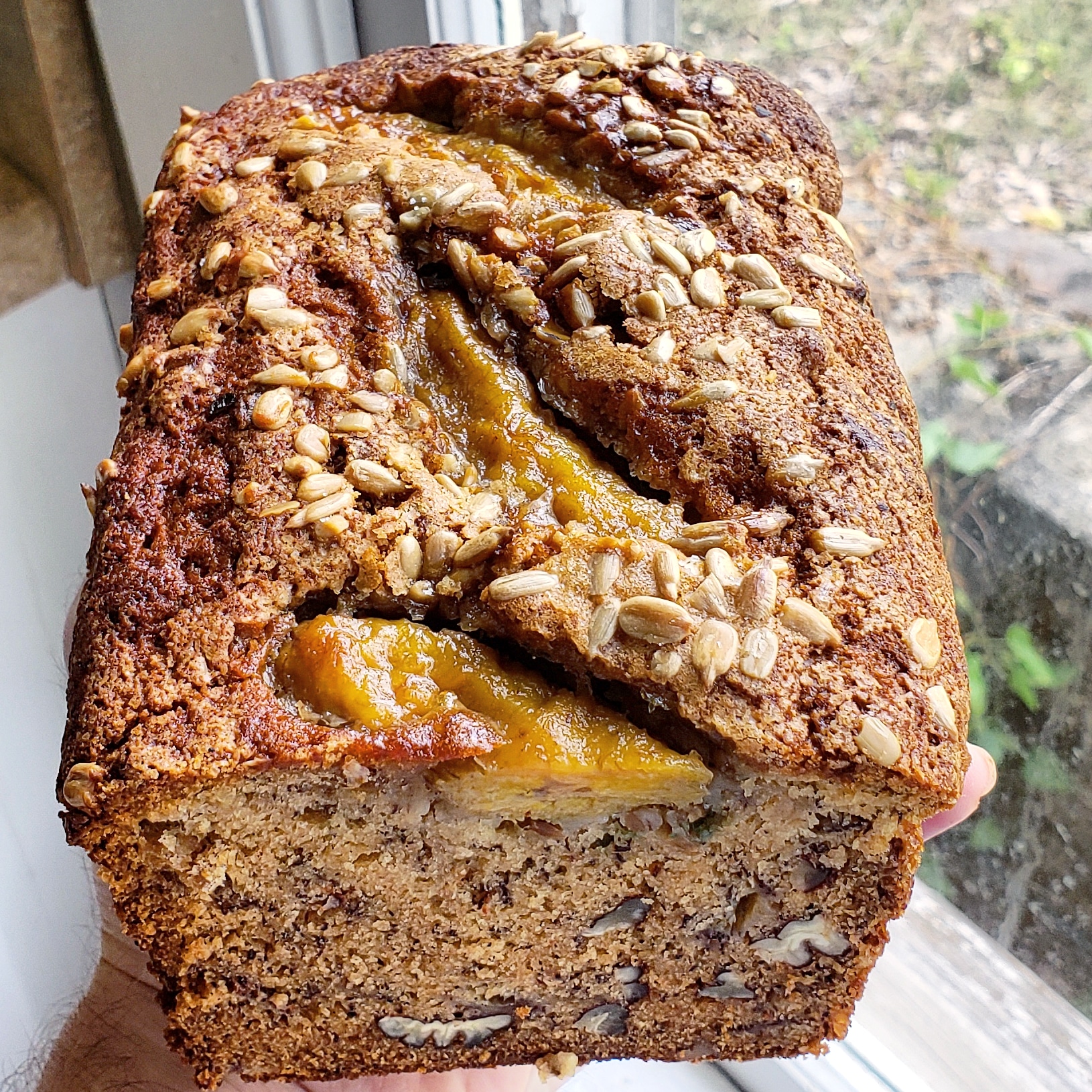 I made BA's Best banana bread! Not overtly sweet like most. Extra