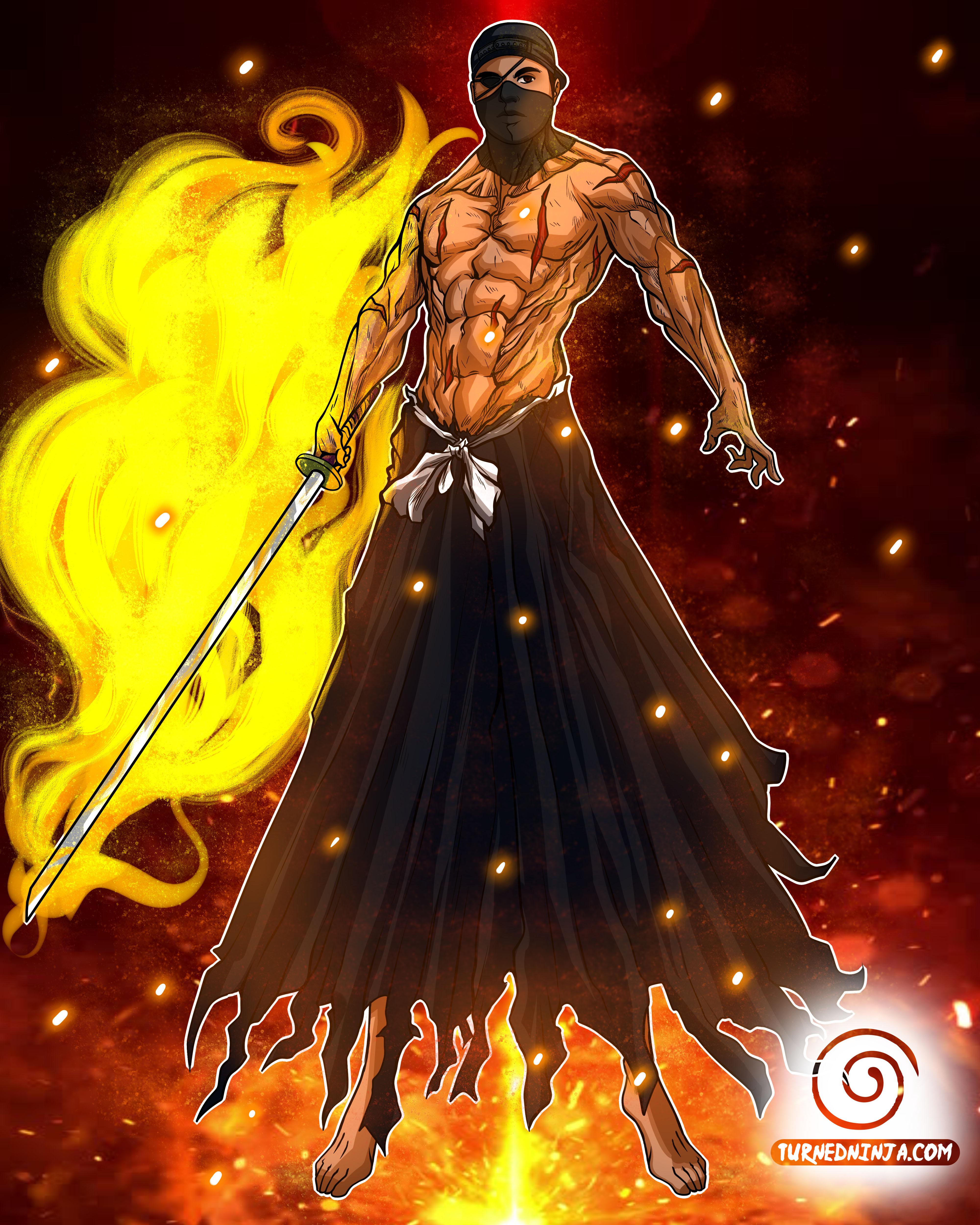 I turned him into Kenpachi, by Turned Ninja. r/bleach