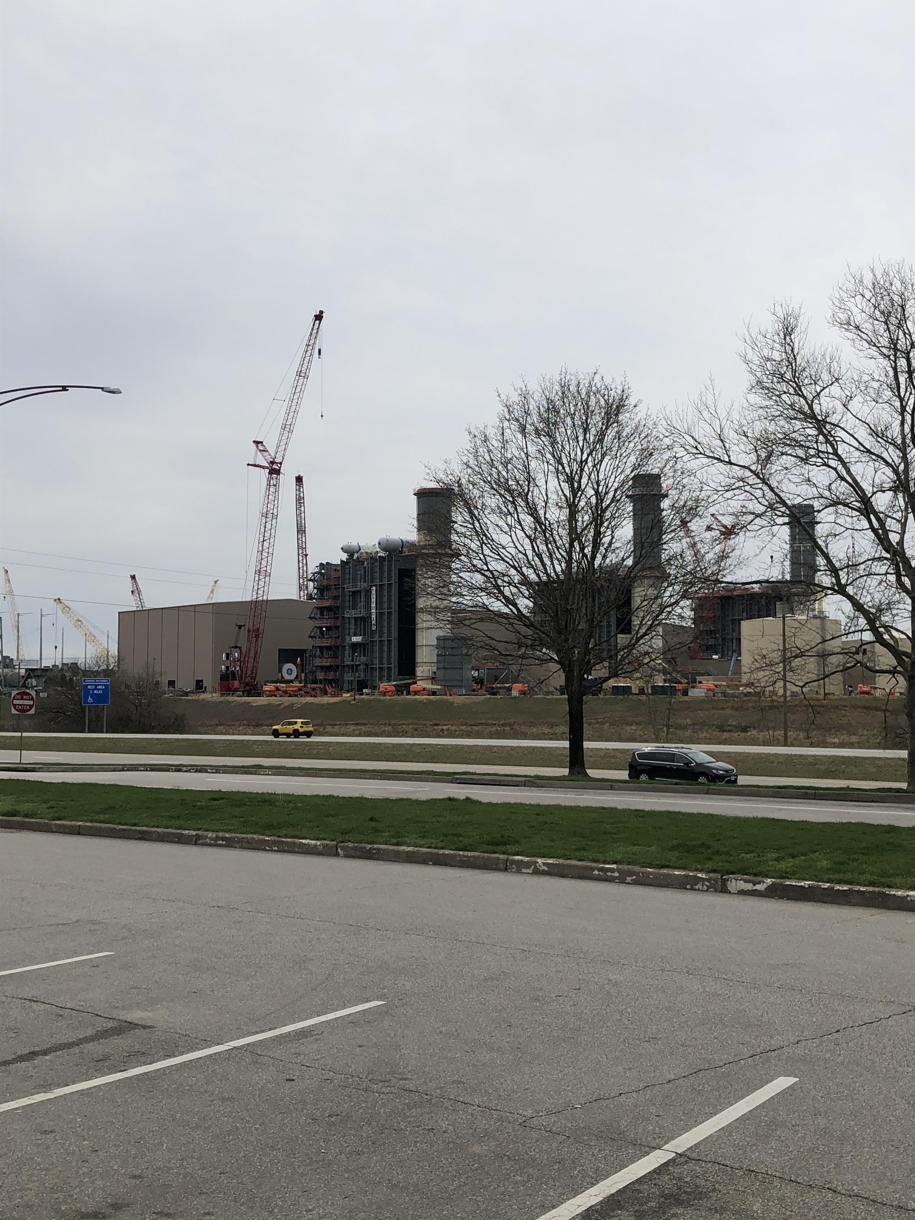 Natural Gas Power Plant on I77 South of Byesville r/Ohio