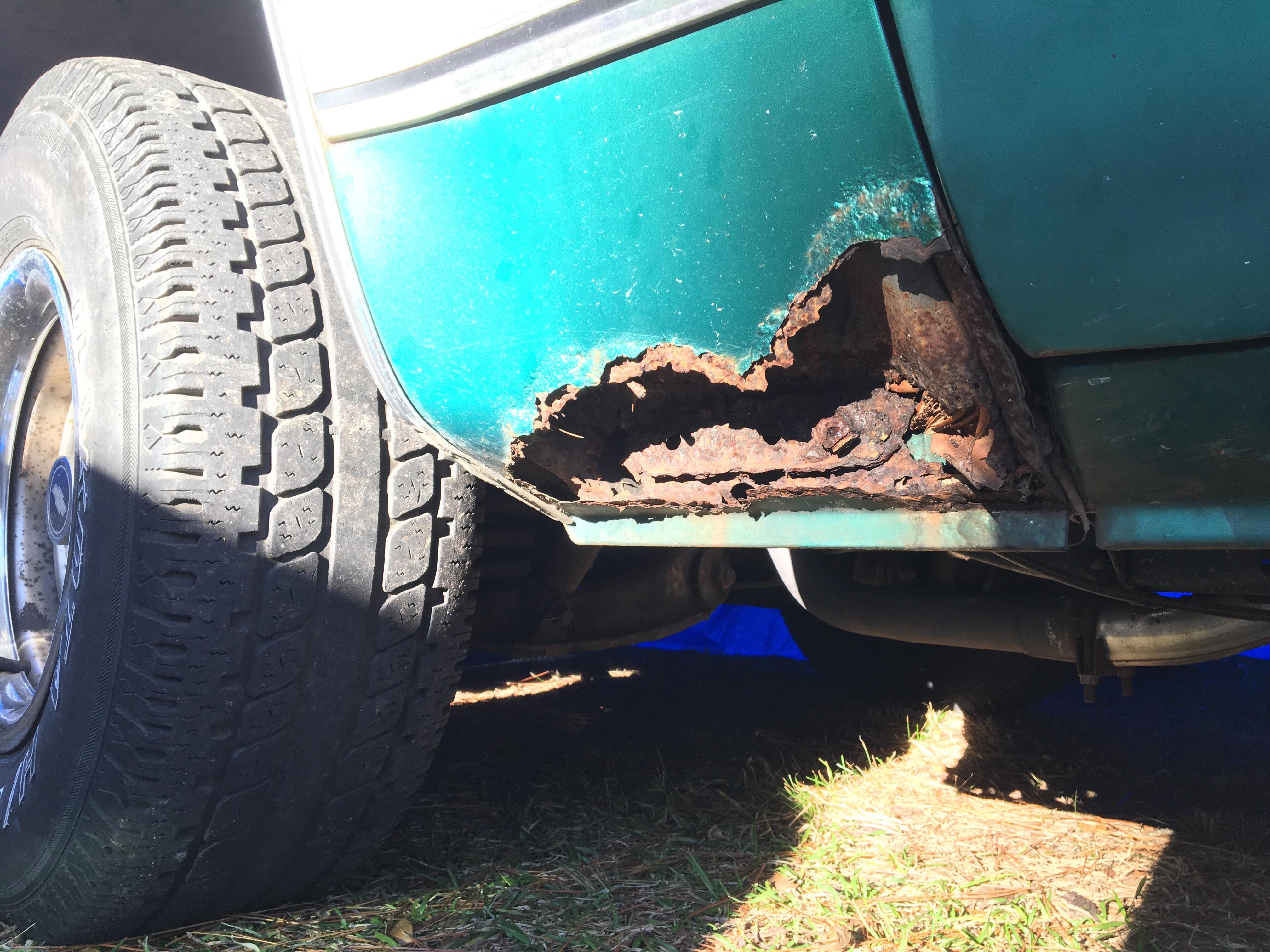 How do I fix rust spots like this on a '79 Chevy? MechanicAdvice