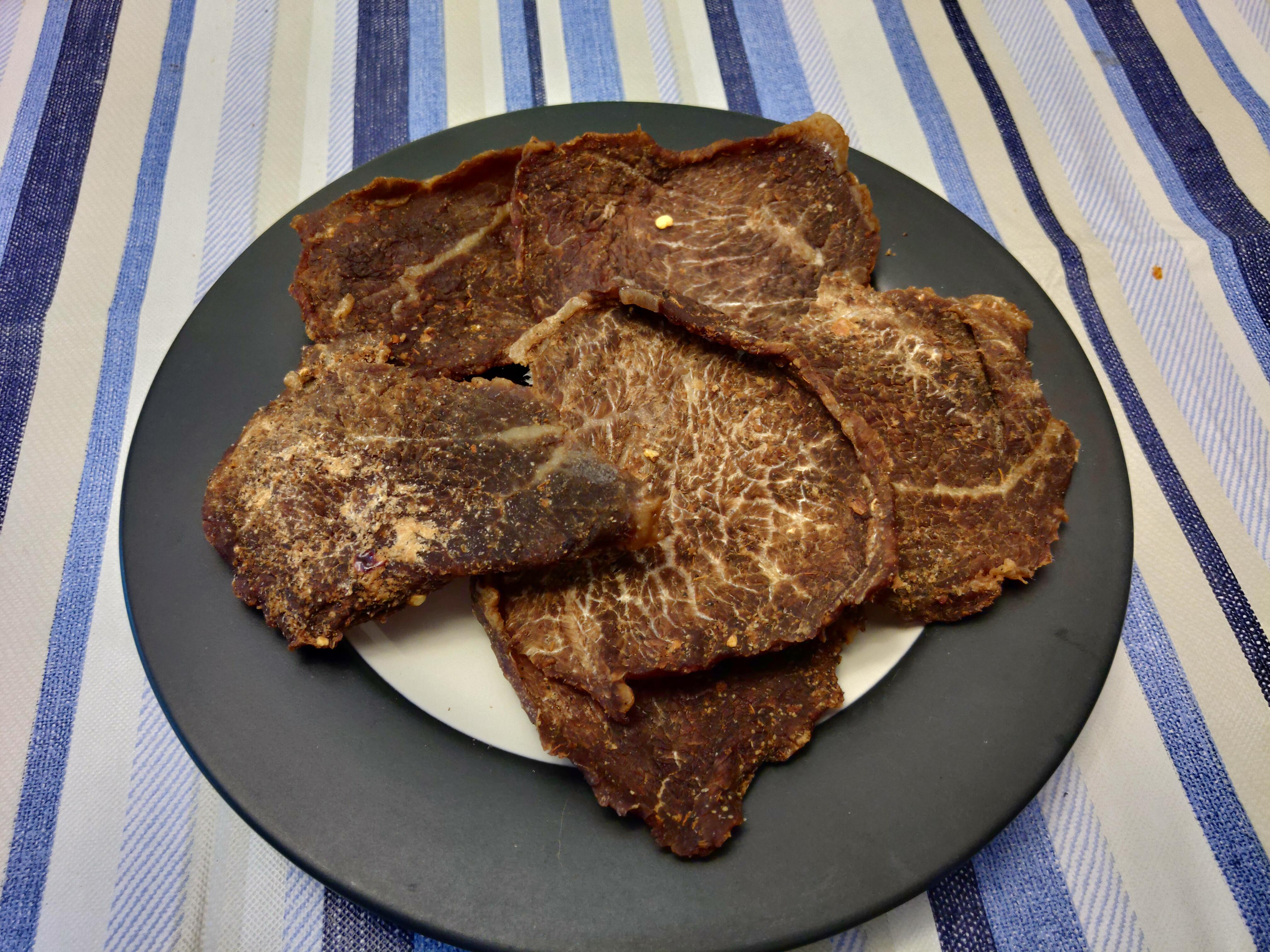 Homemade Beef Jerky. A nice compliant snack r/whole30