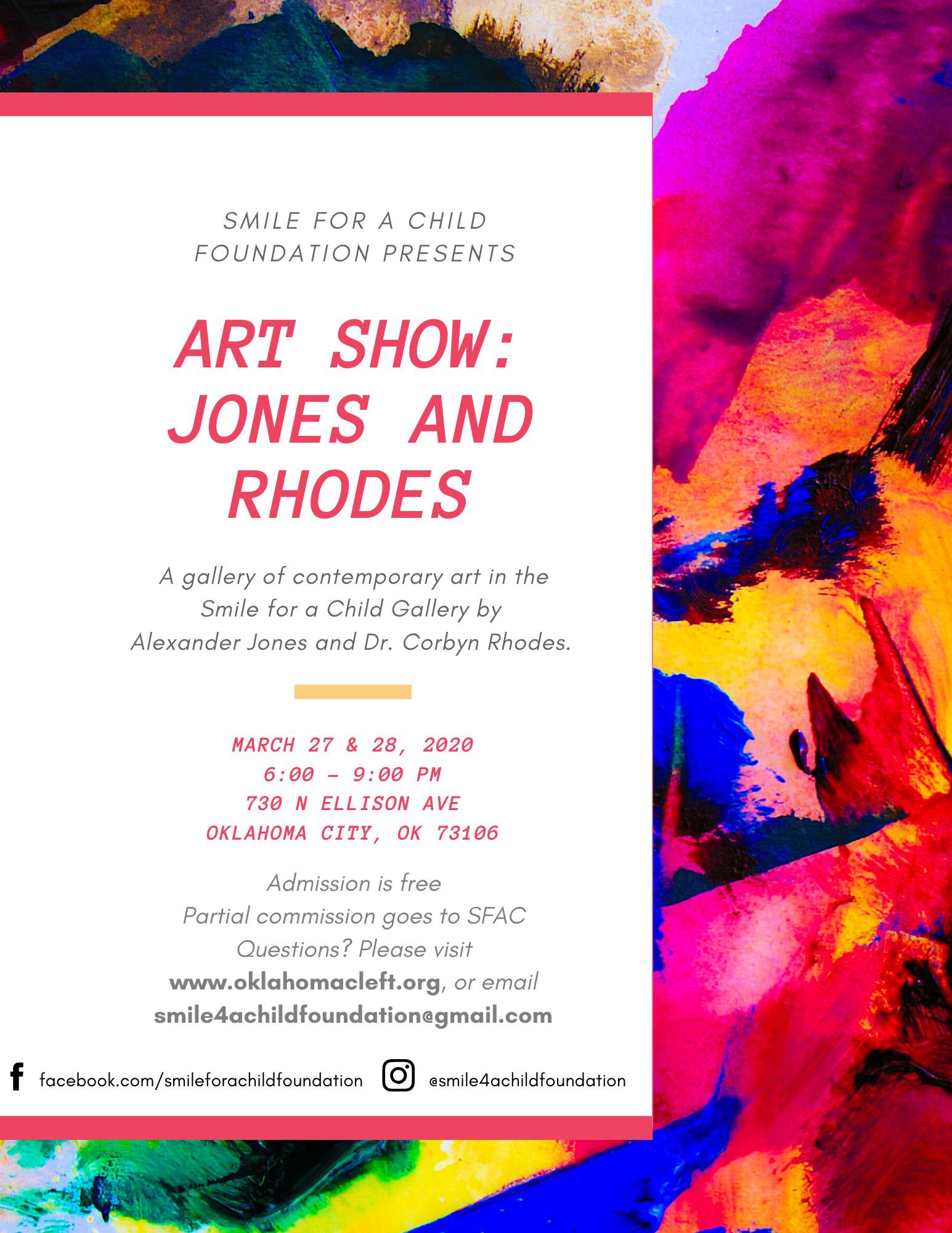 Art Show with a Cause!! Come to a free art show in OKC, and support