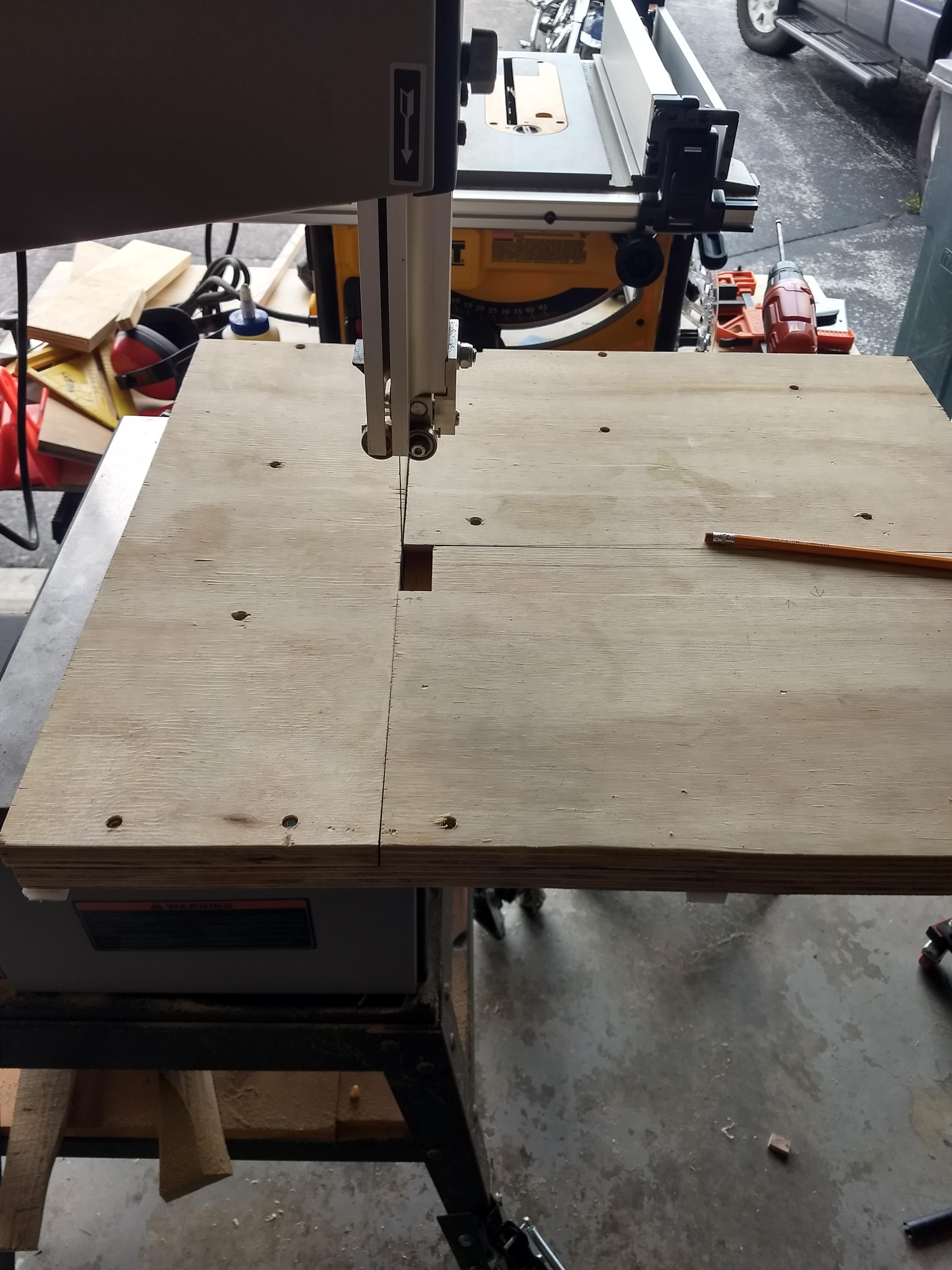 It's a beginning alright. Nearly finished bandsaw circle jig. r/BeginnerWoodWorking