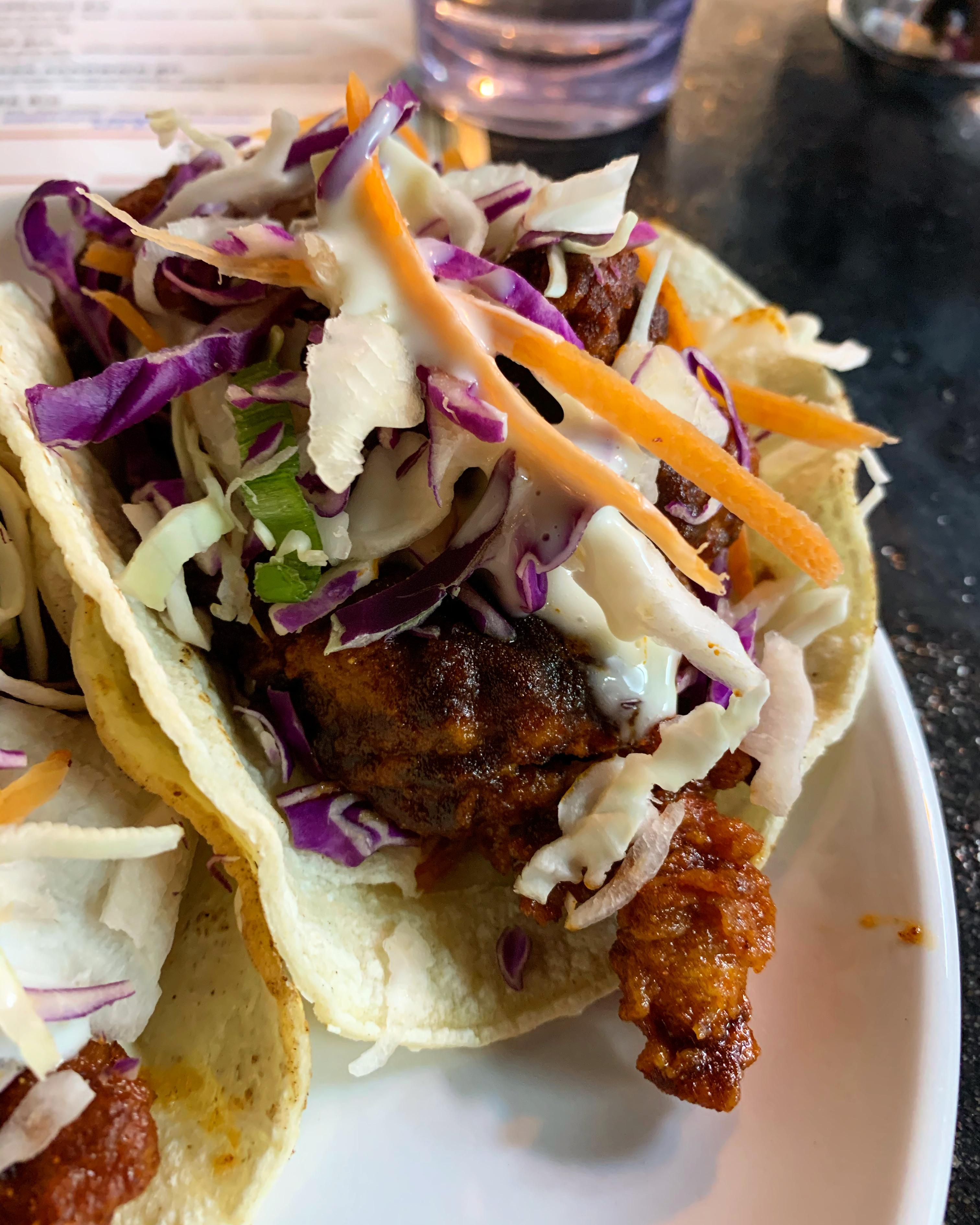 [I ate] Nashville Hot Chicken Tacos r/food