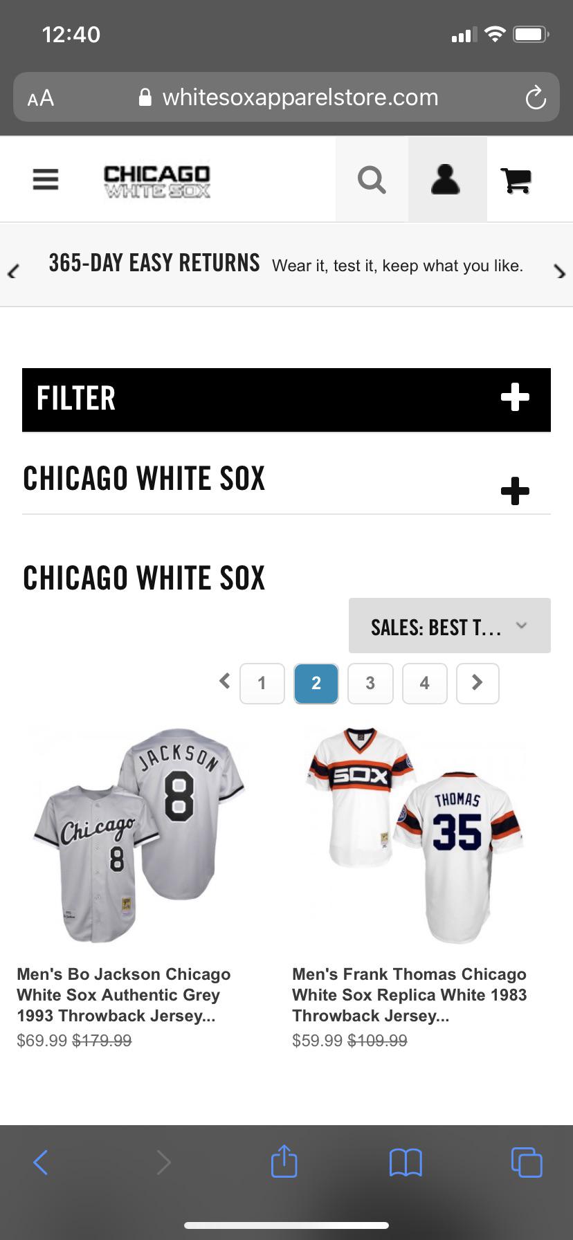 Is this site sell legit jerseys r/whitesox