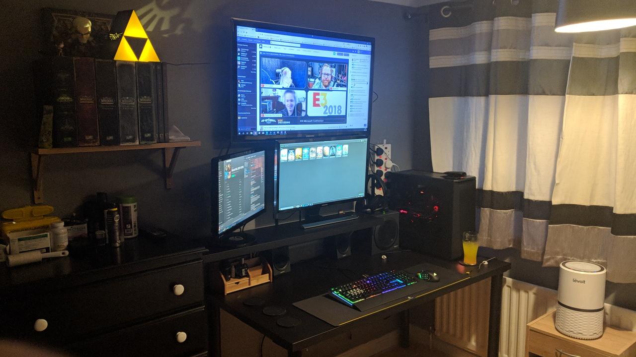 My close to final setup. r/battlestations