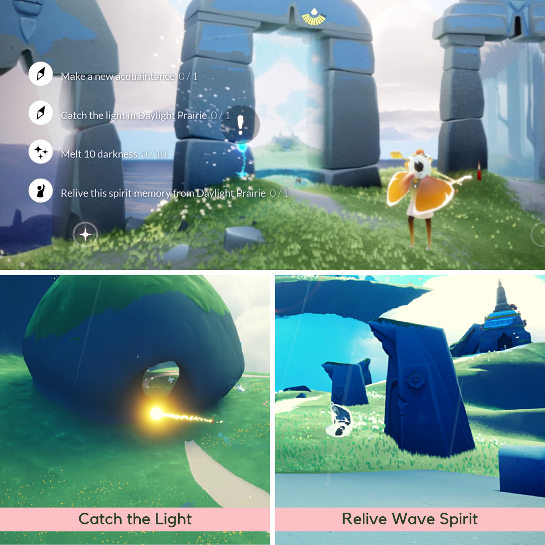 7th August Daily Quests (Daylight Prairie) 🦋 Catch the Light