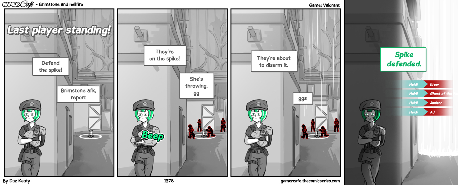Gamer Cafe 1378 Brimstone and hellfire (VALORANT)