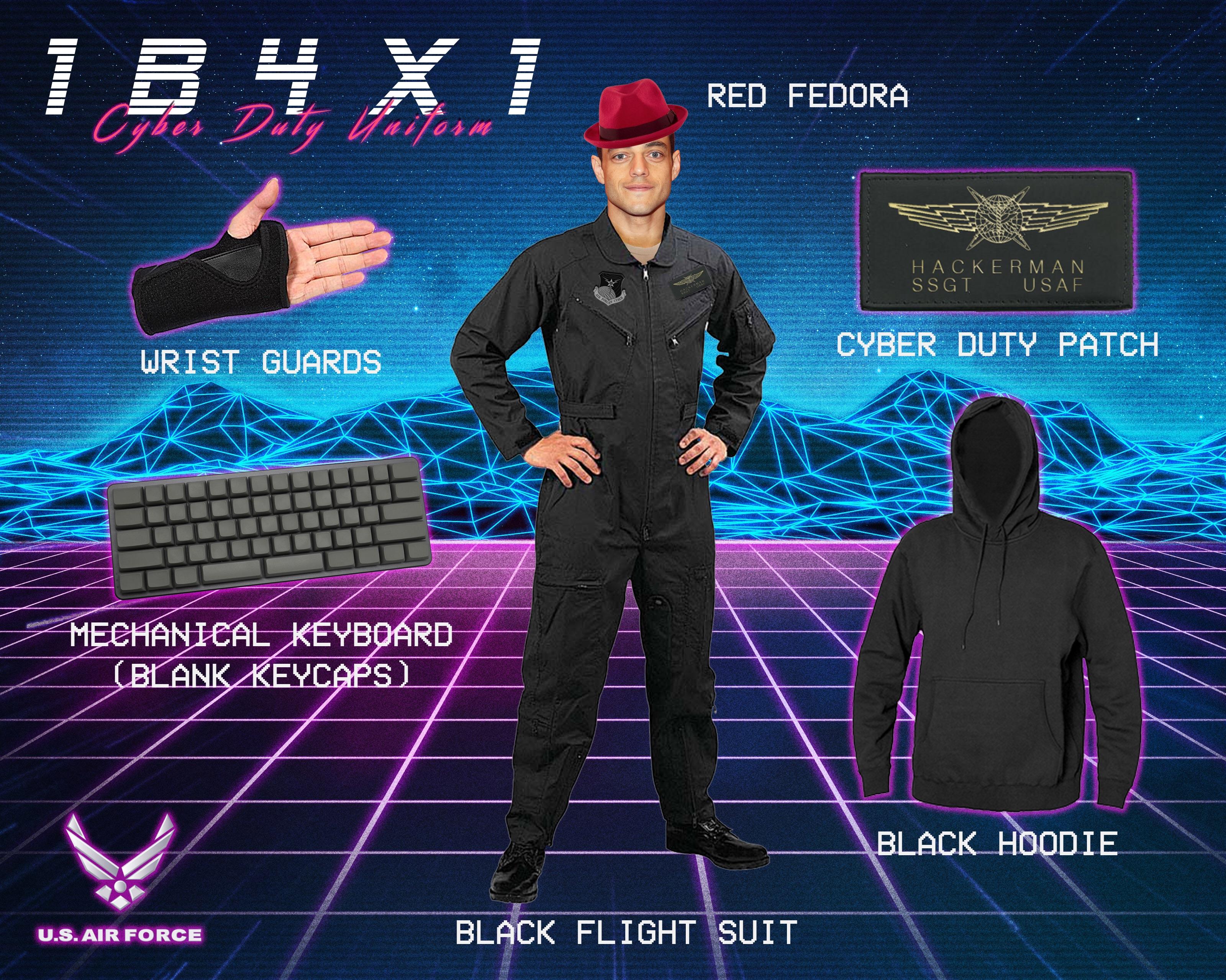Leaked 1B4X1 Cyber Duty Uniform r/AirForce