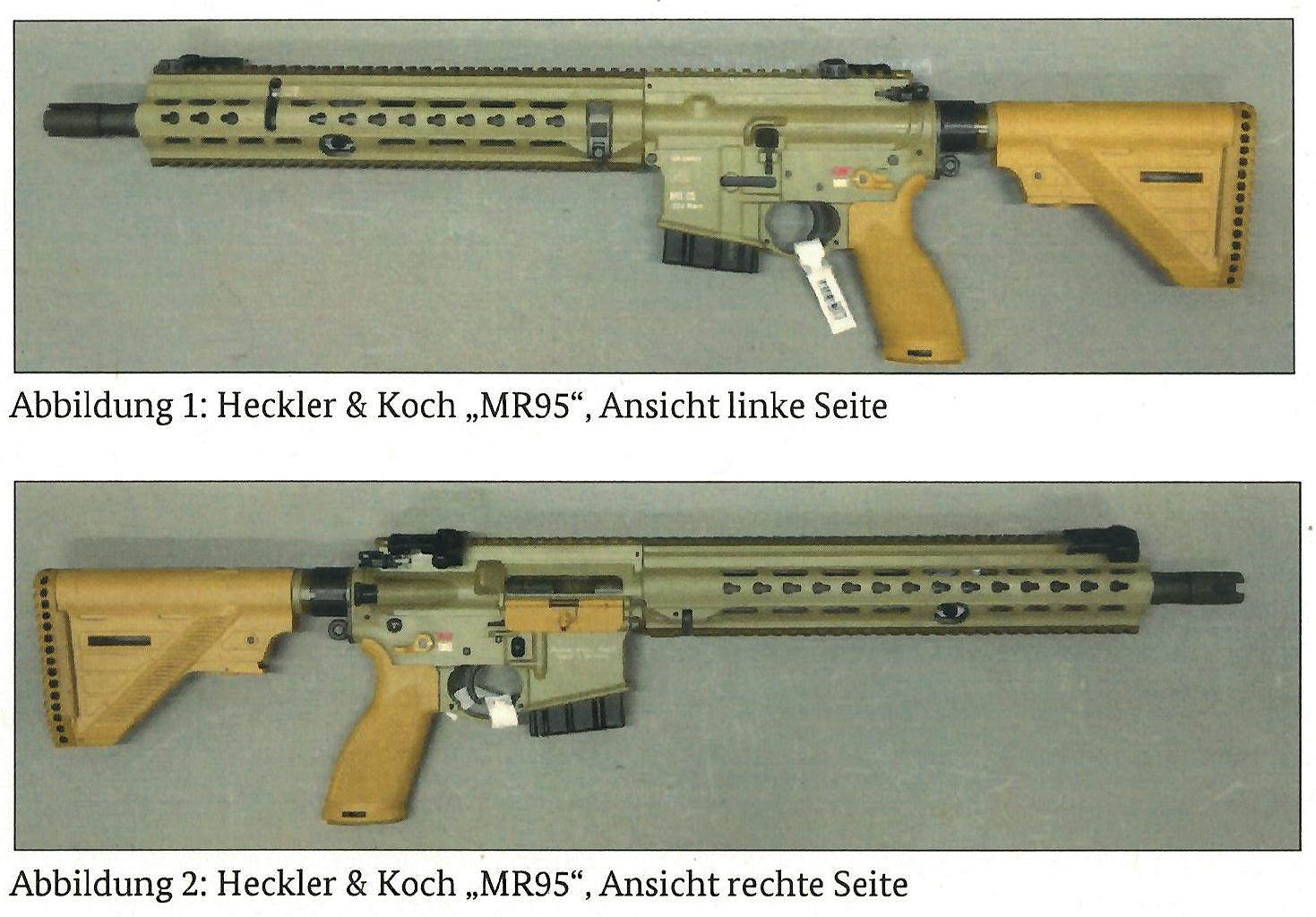 MR95 civilian version of the Heckler & Koch G95 K (standard