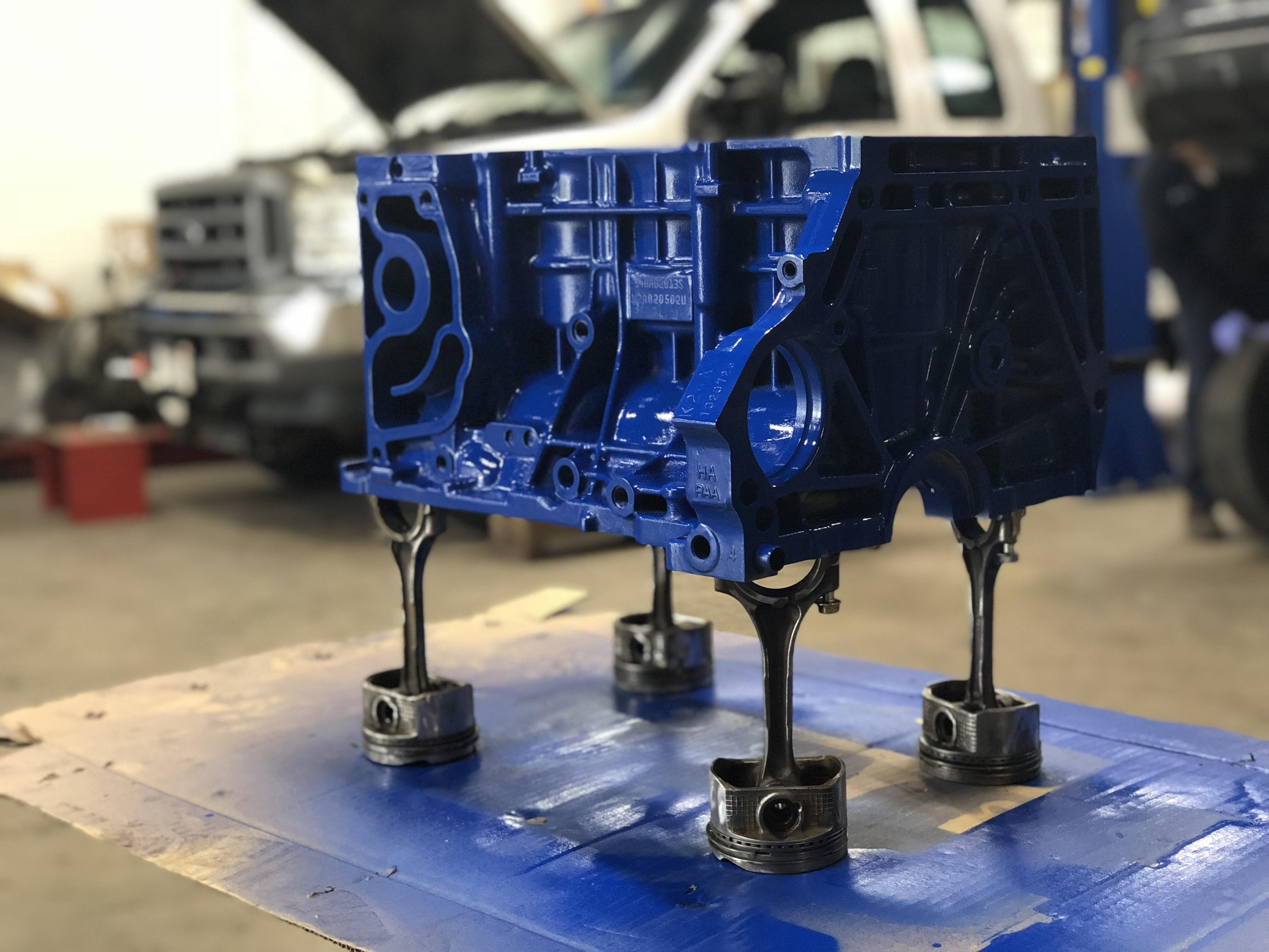 Putting that K24 Block and some d16 Pistons yo good use as an office