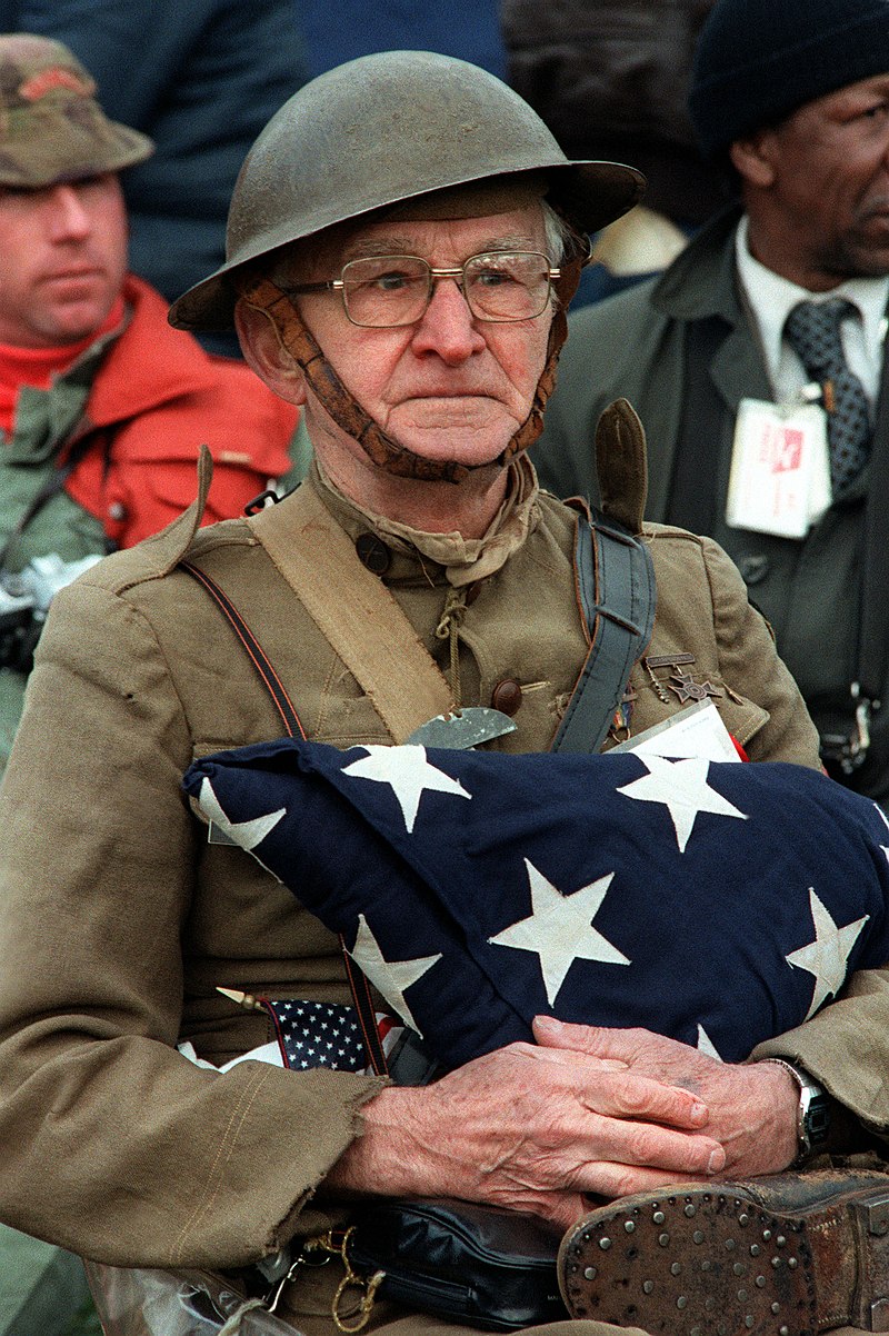 Joseph Ambrose, an 86yearold World War I veteran, attends a parade at