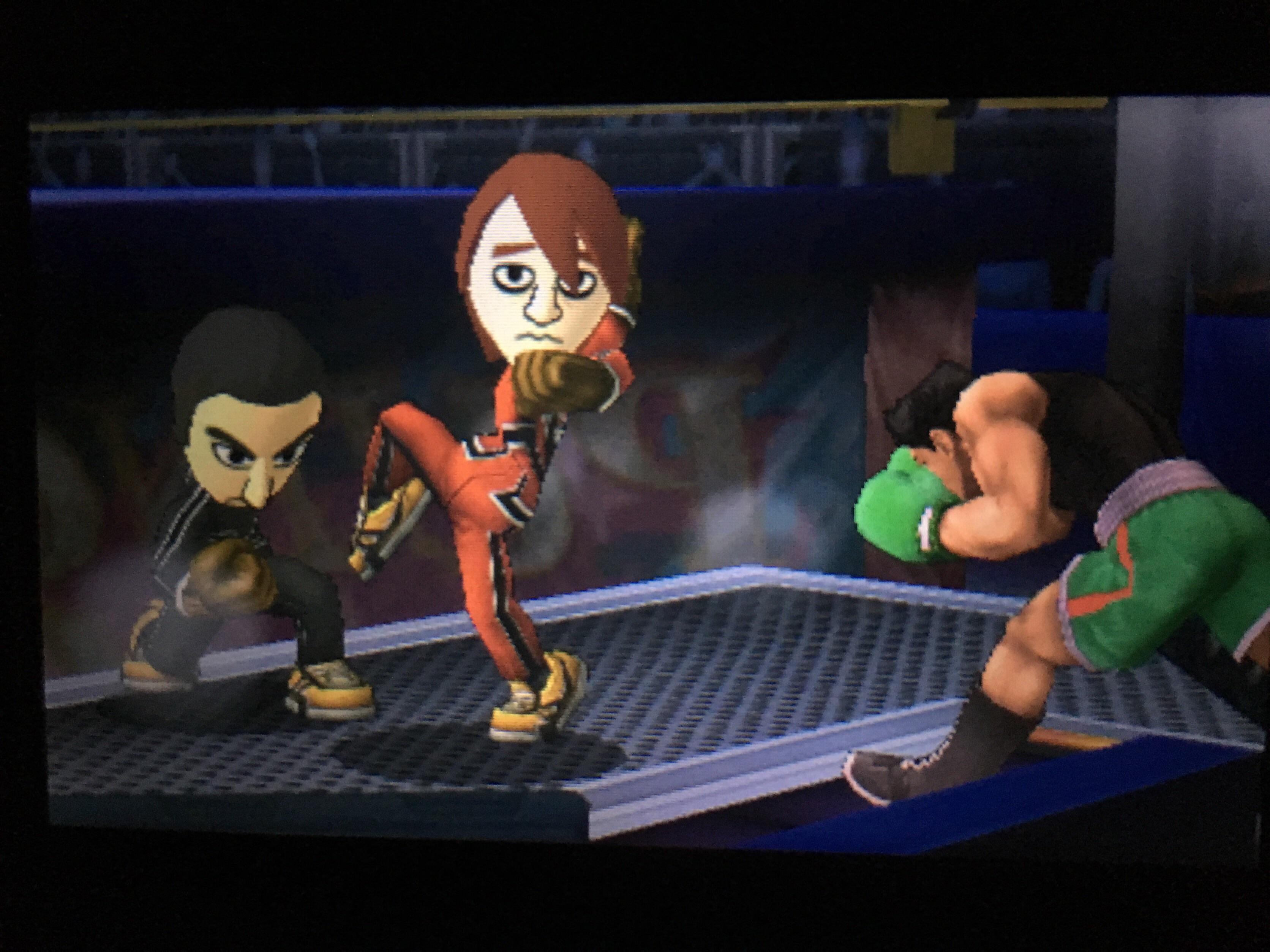Don Flamenco and Glass Joe in SSB4 as Miis! r/punchout
