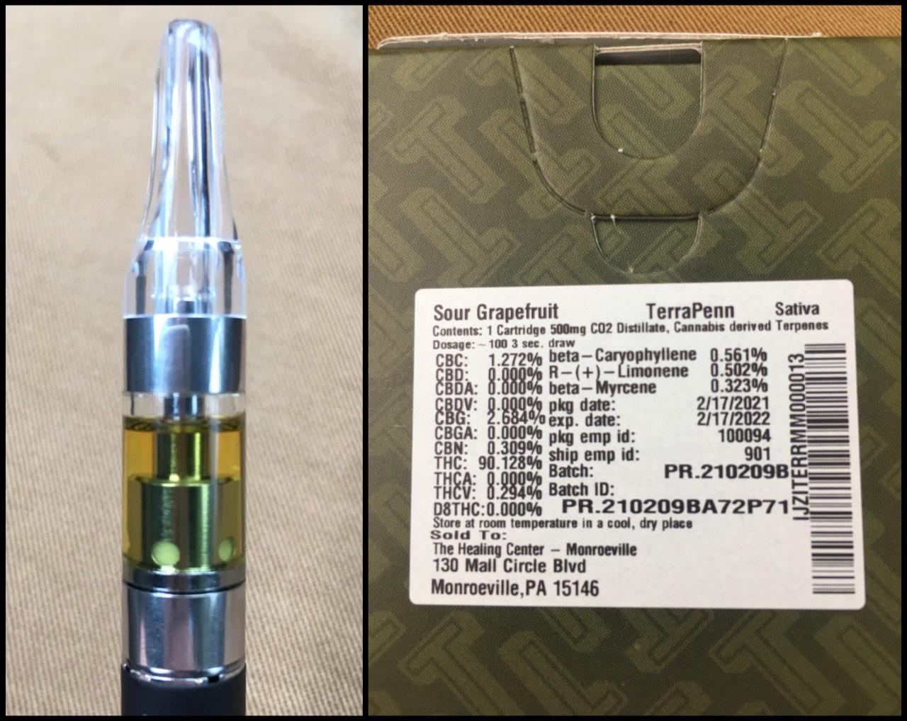 Terrapin Sour Grapefruit (sativa) r/PaMedicalMarijuana