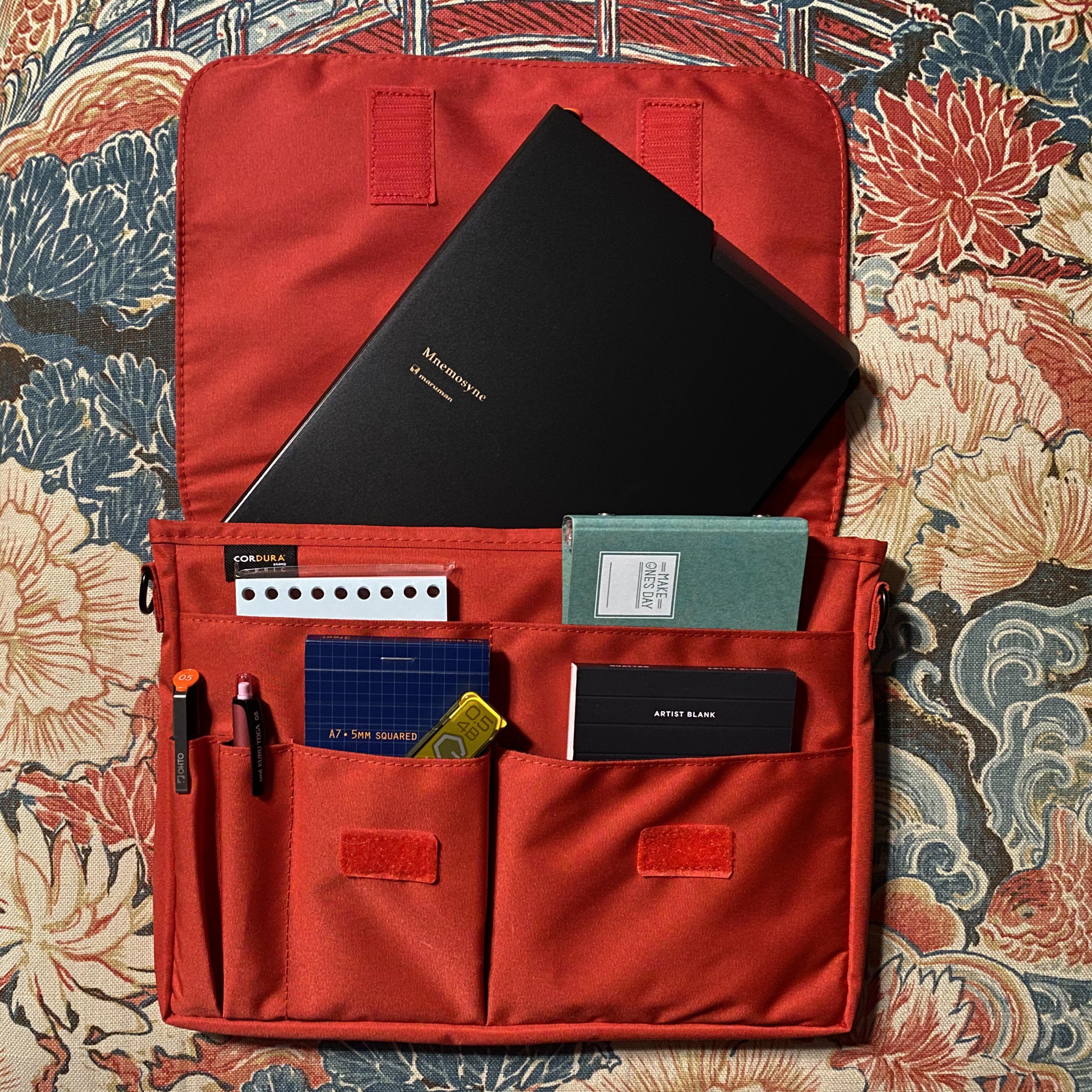 Whole new writing bag setup is basically perfect for me. r/notebooks