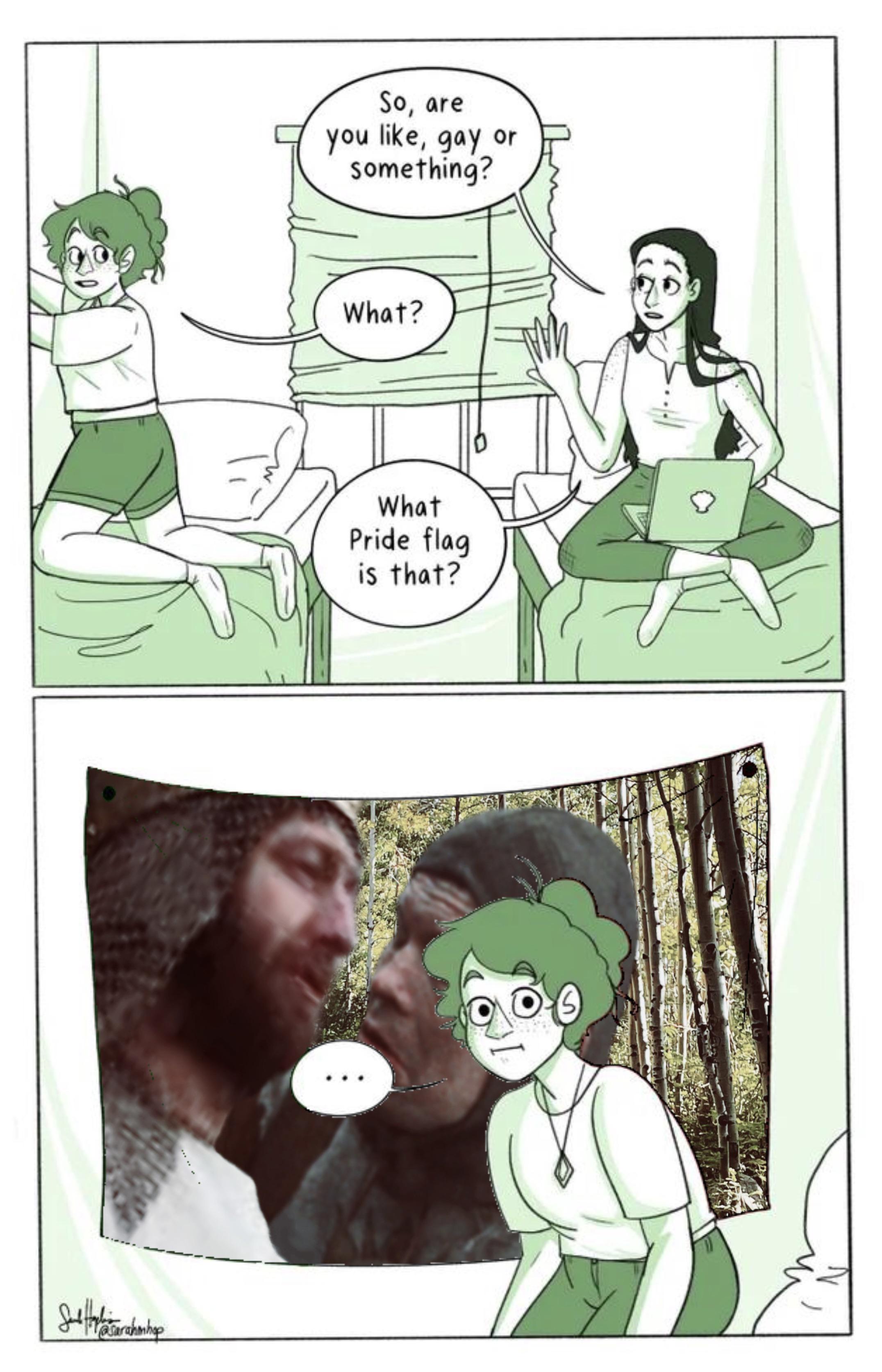 Arthur and Patsy actually threw the first bricks at Stonewall r