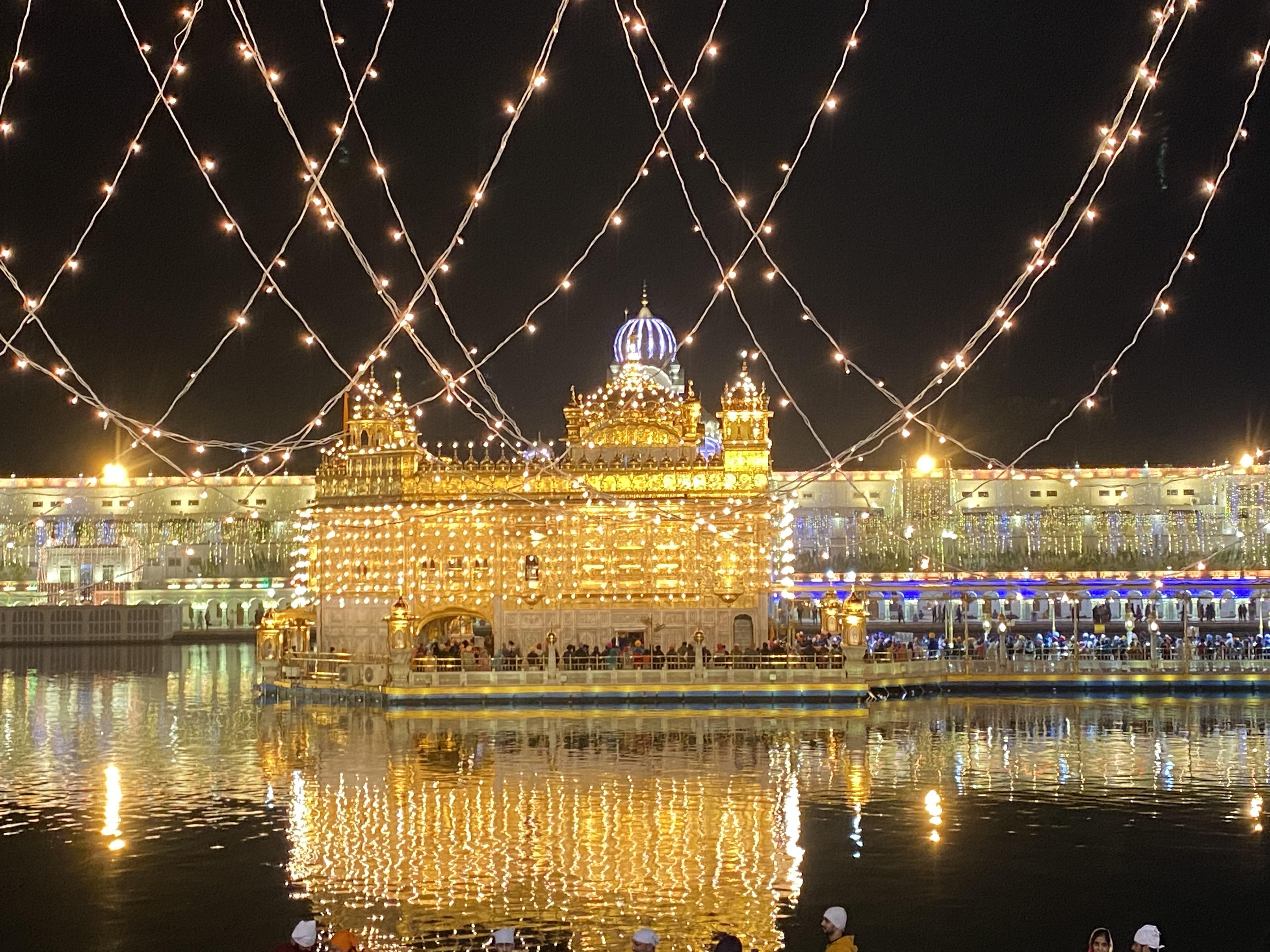 Golden Temple At Diwali