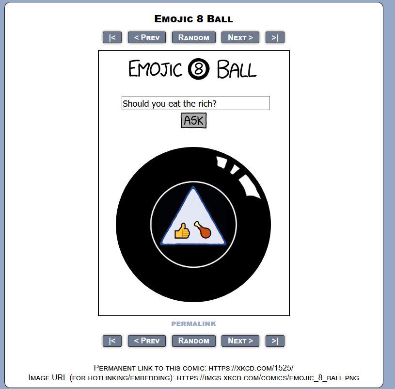 The XKCD emoji ball has spoken!