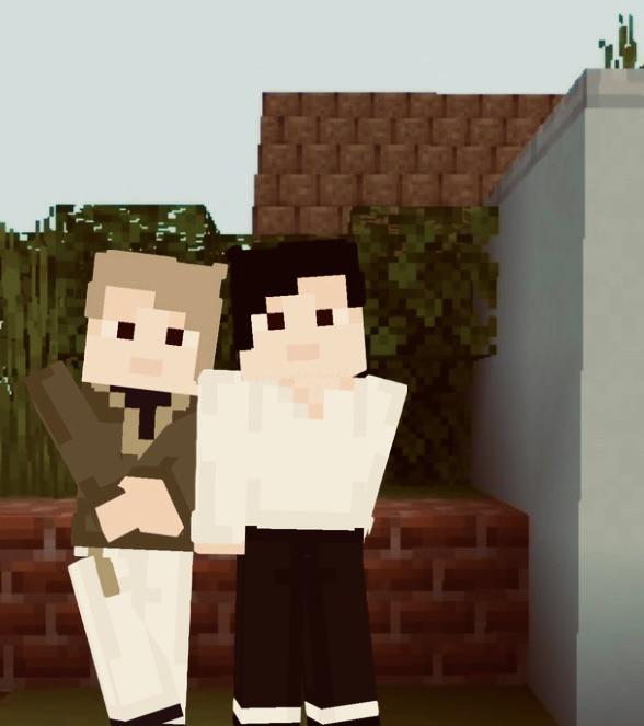Made Fletcher and Wyatt in Minecraft! r/thegarden