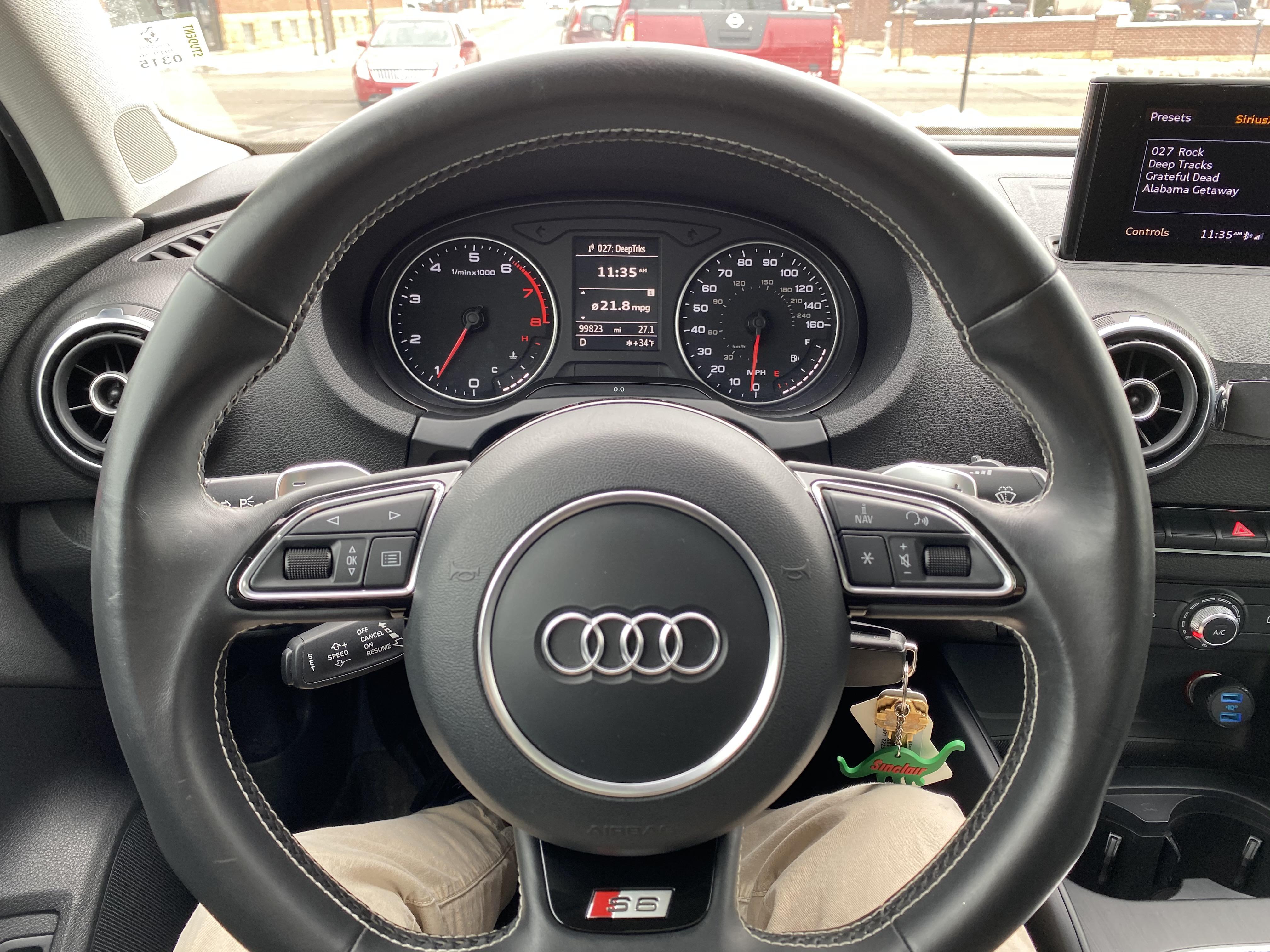 2016 S6 Steering Wheel Badge Replacement r/Audi