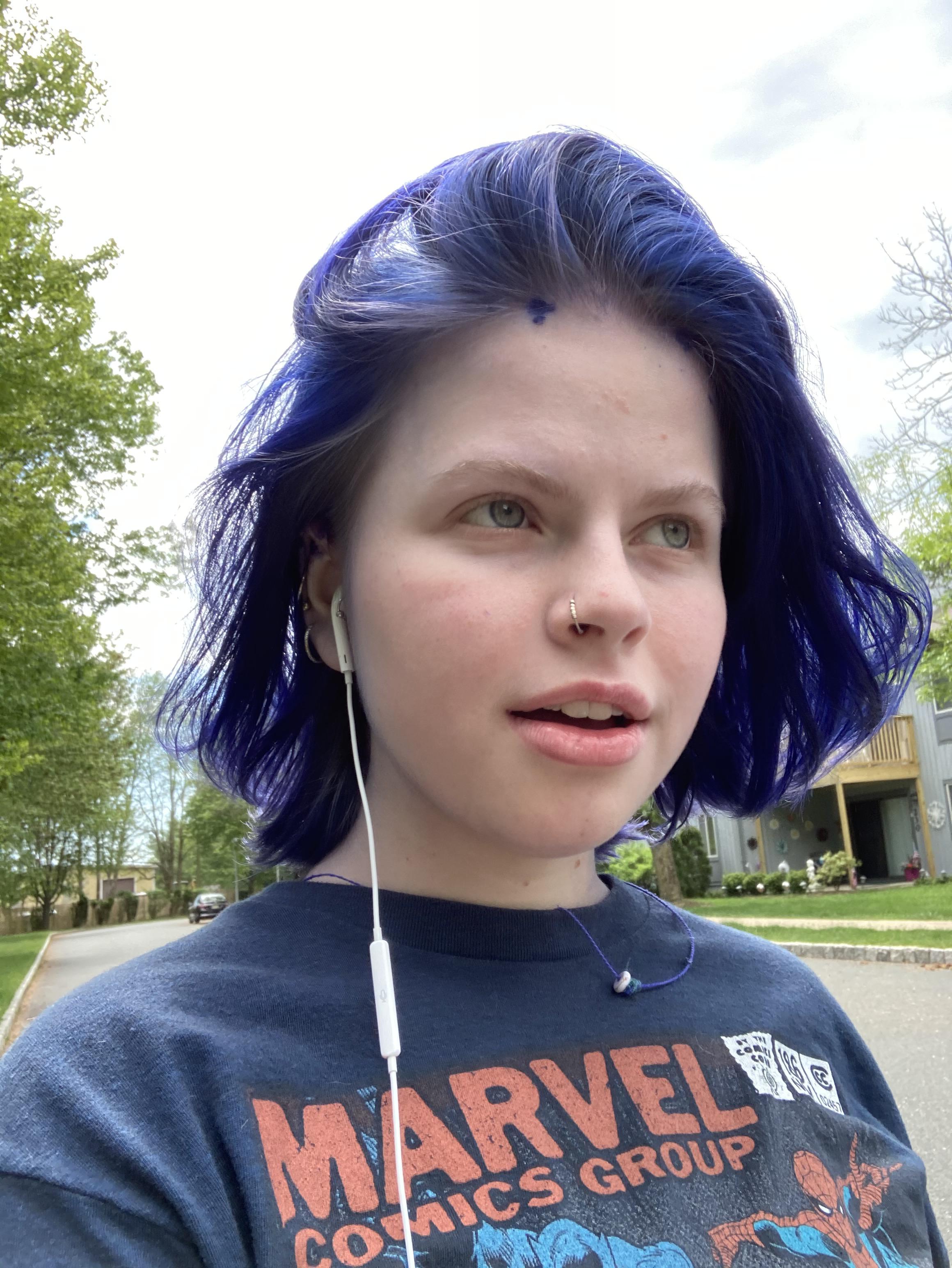 My blue dye finally came r/HairDye