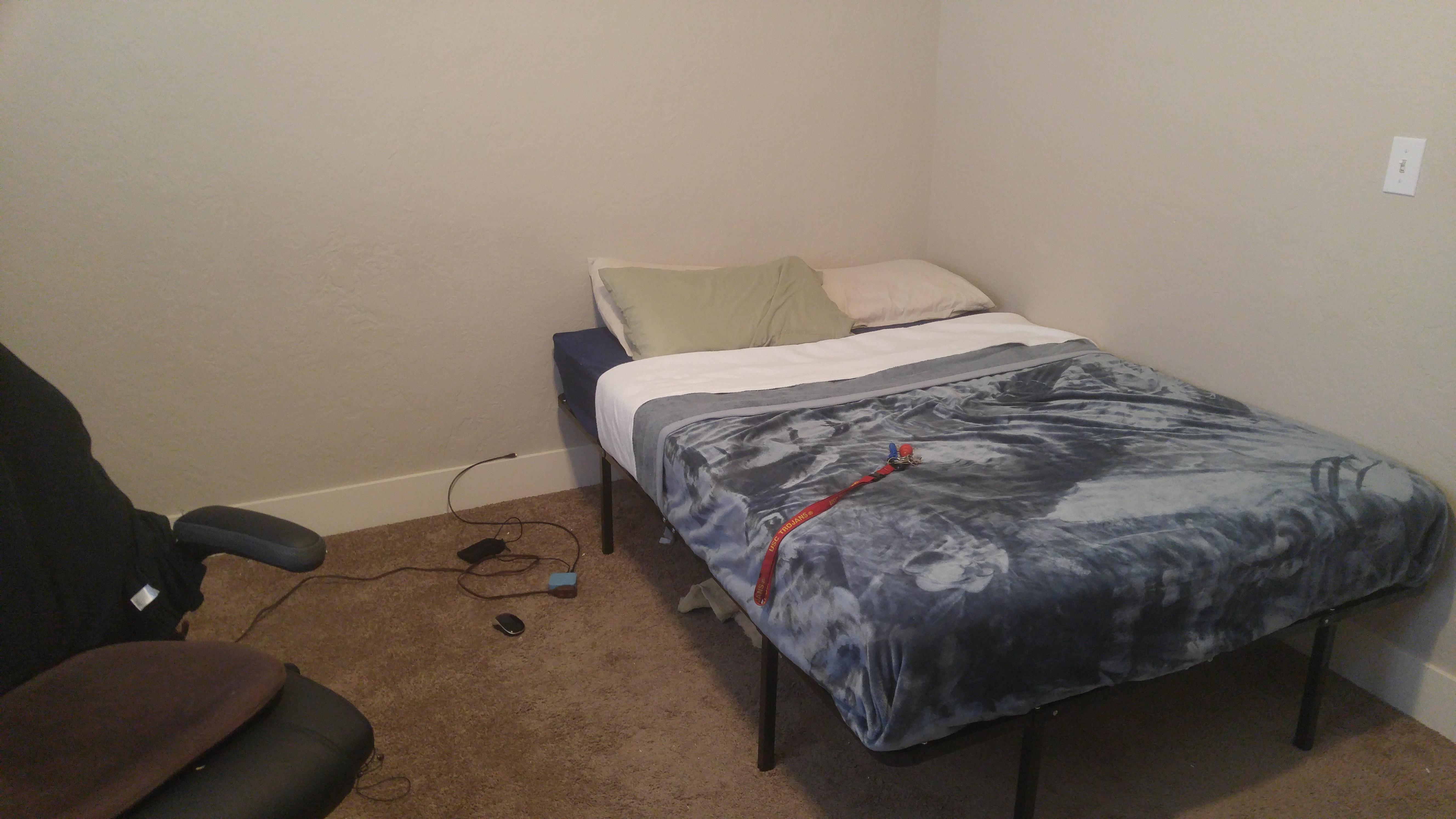 Been effectively homeless. Havent had my own room for over a year